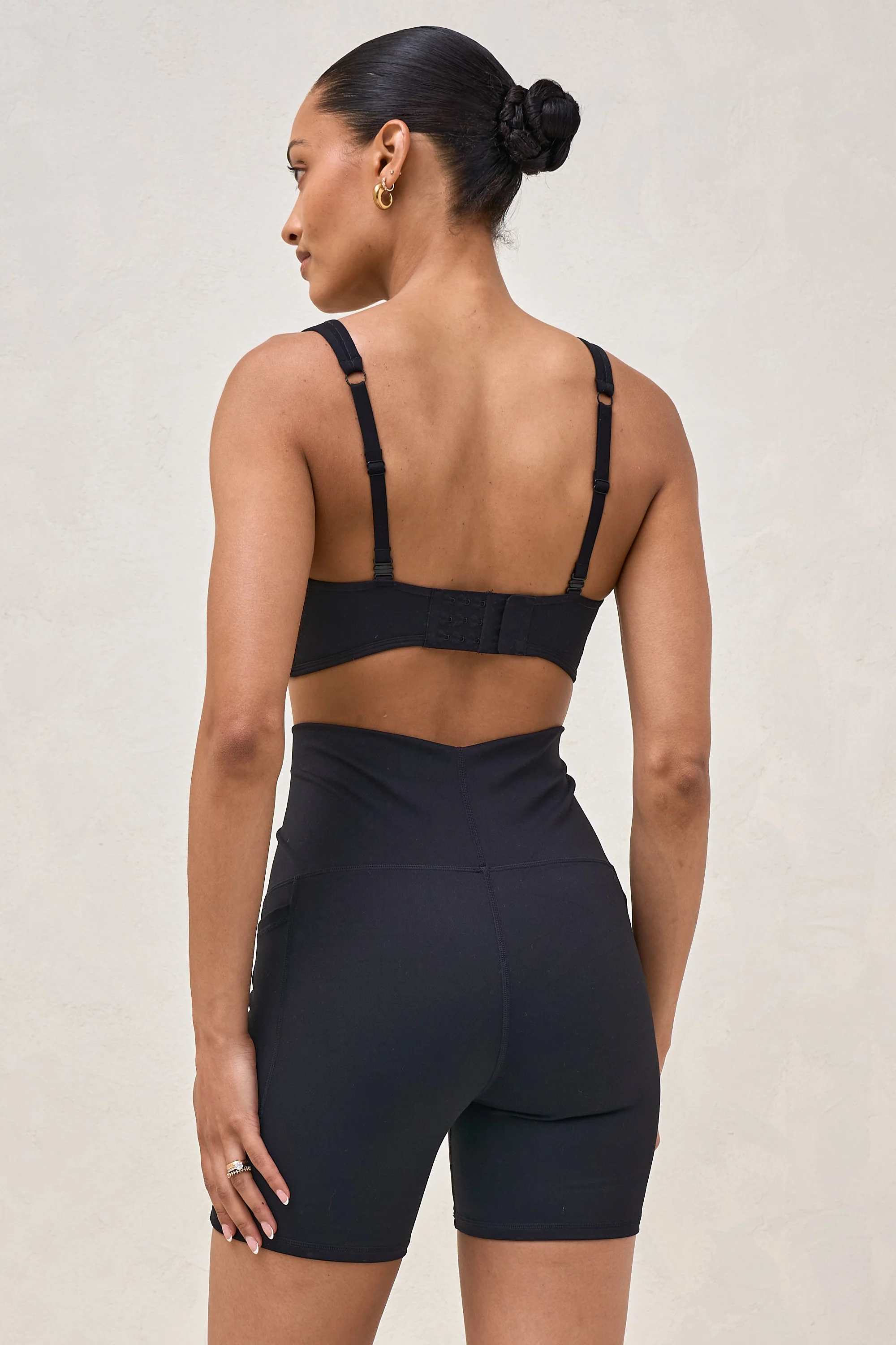 Bodybase Cross Paths Nursing Bra - Blk - Image 7