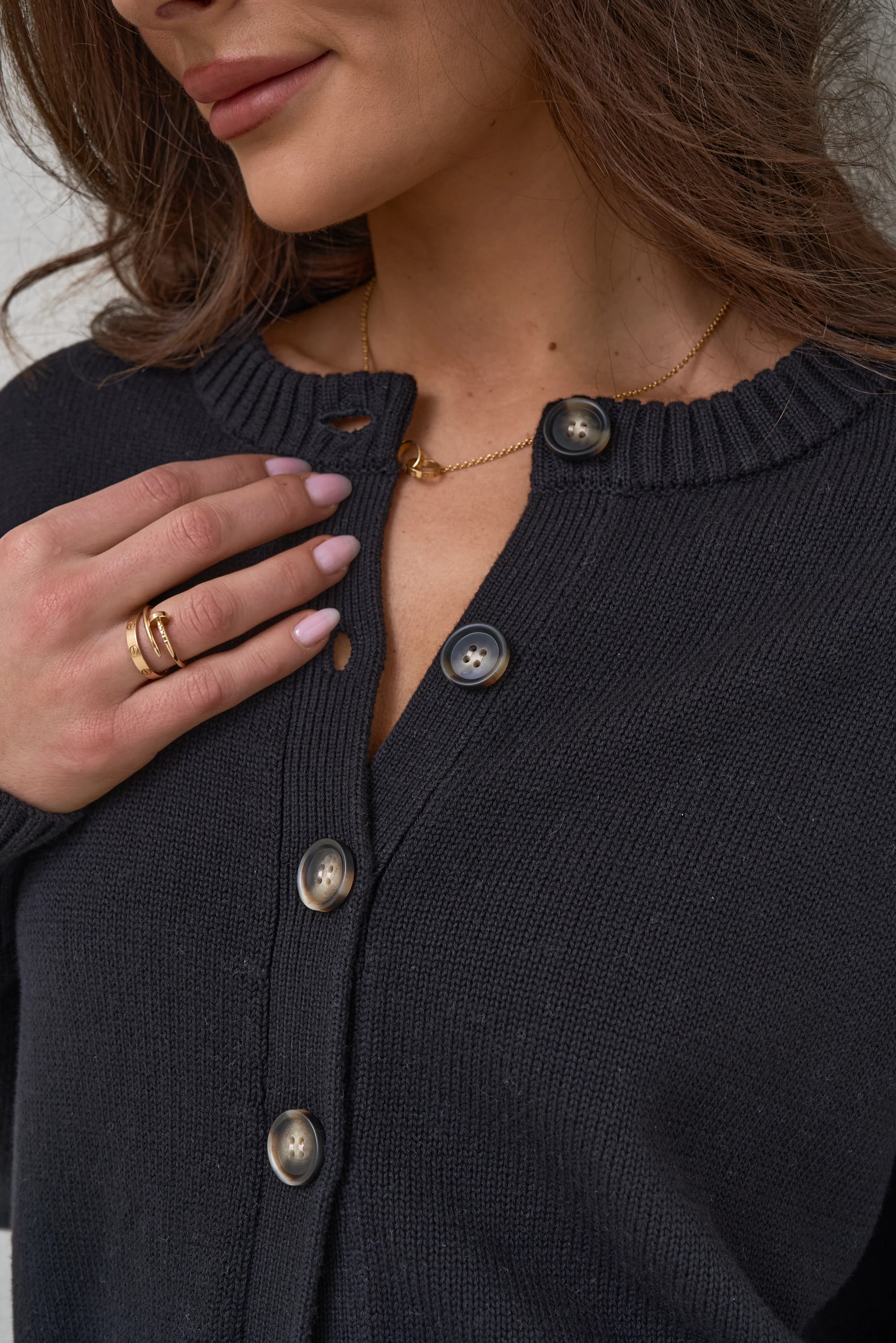 Live Light Cardigan - Black - Image 10