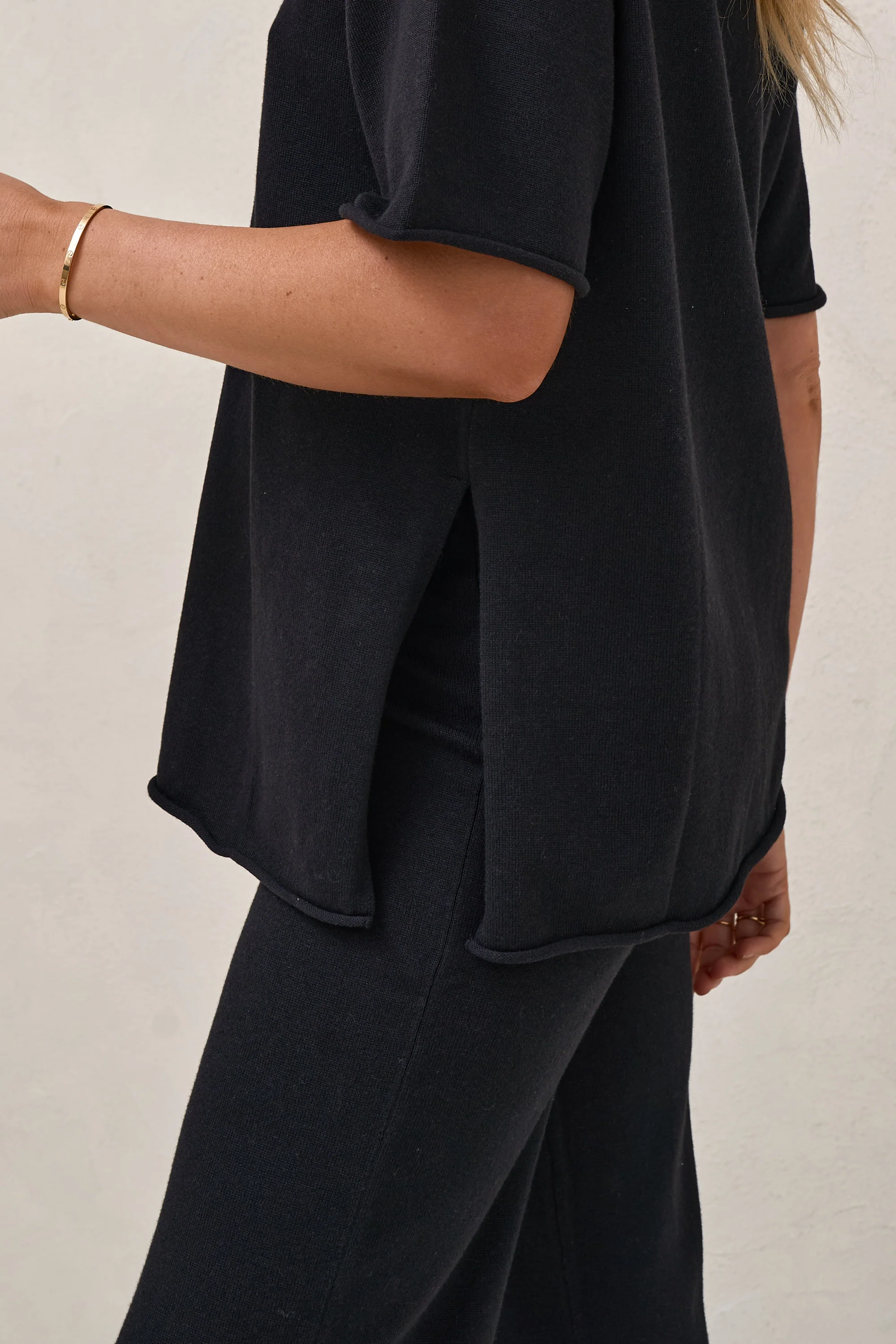 Cloud Nine Knit Tee - Black - Image 10