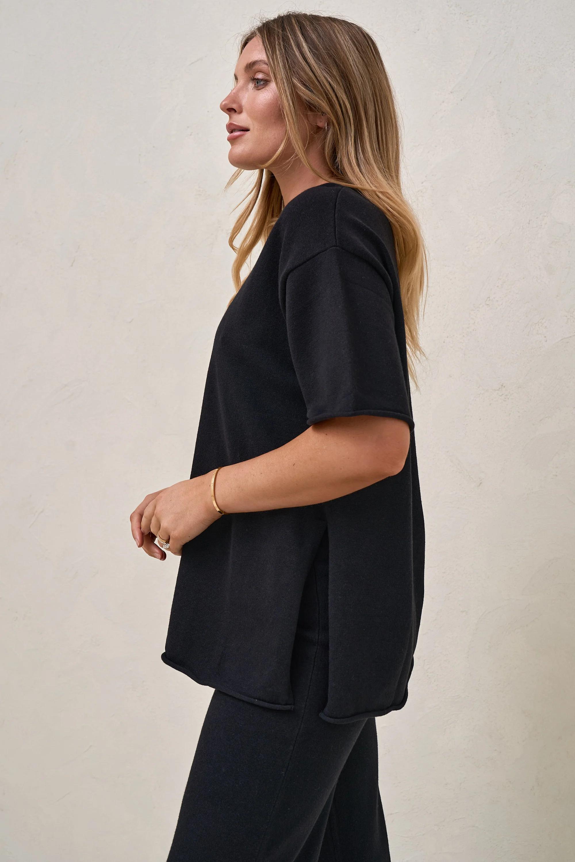 Cloud Nine Knit Tee - Black - Image 9