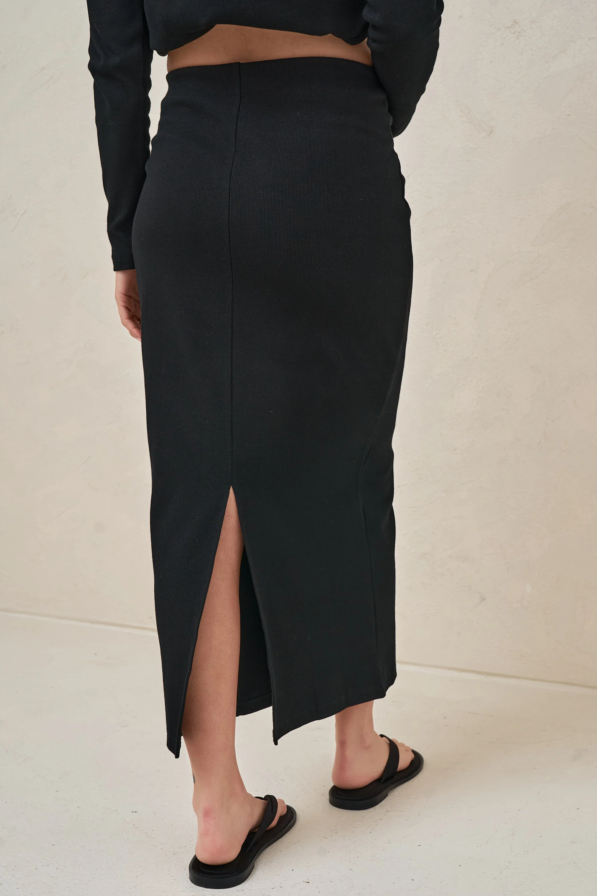 Storyline Midi Skirt - Black - Image 4