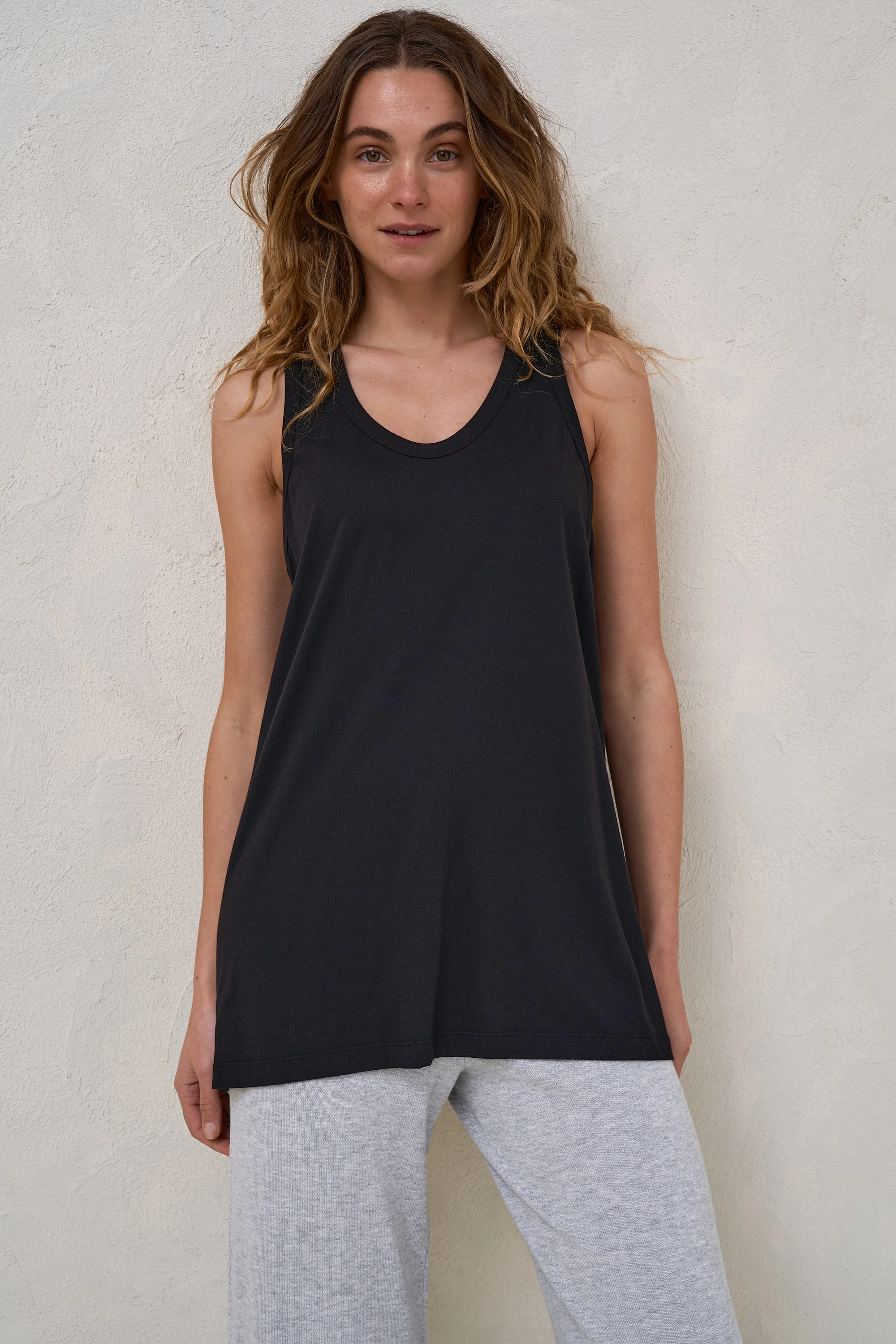 The Weekend Scoop Tank - Black* - Image 8