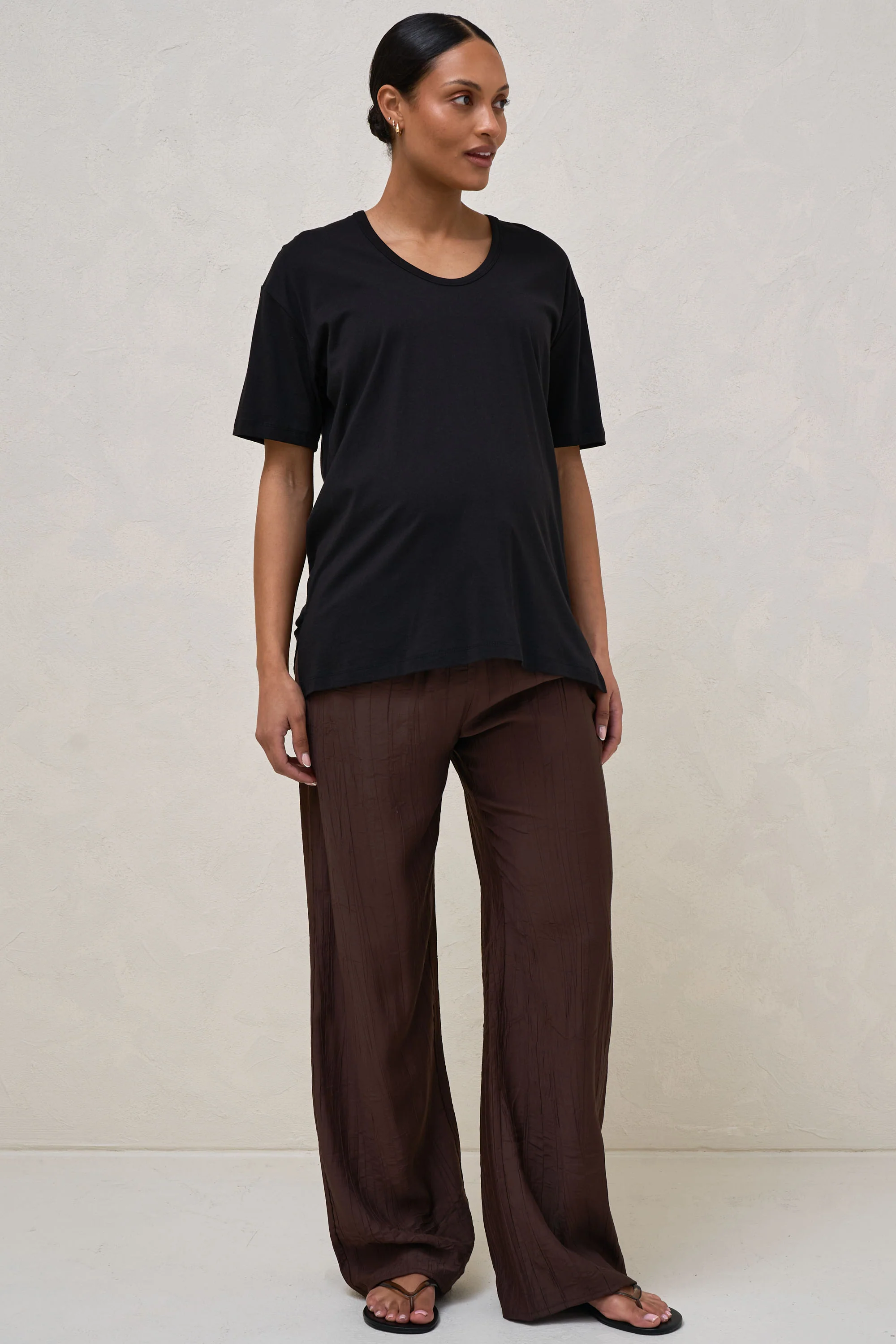 The Weekend Scoop Tee - Black* - Image 5
