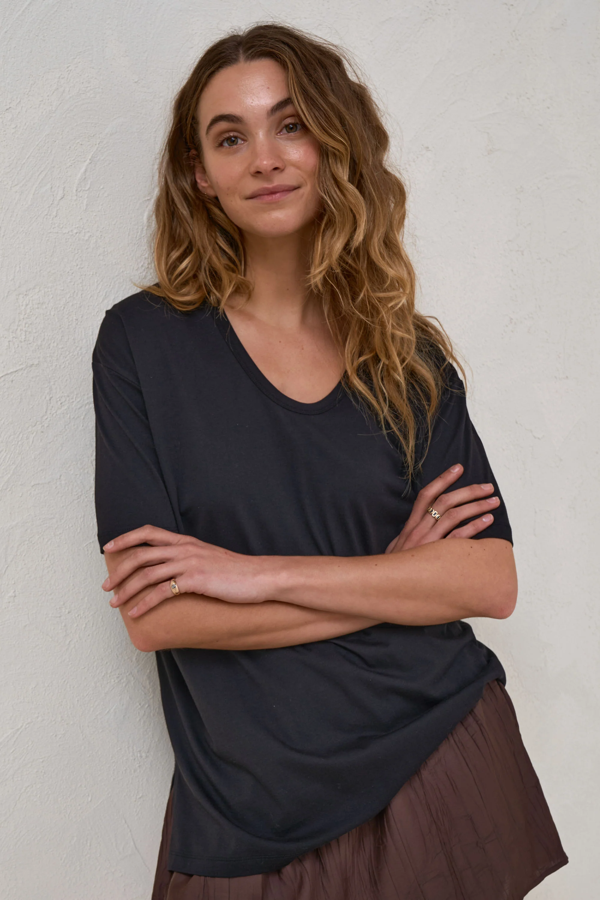 The Weekend Scoop Tee - Black* - Image 6