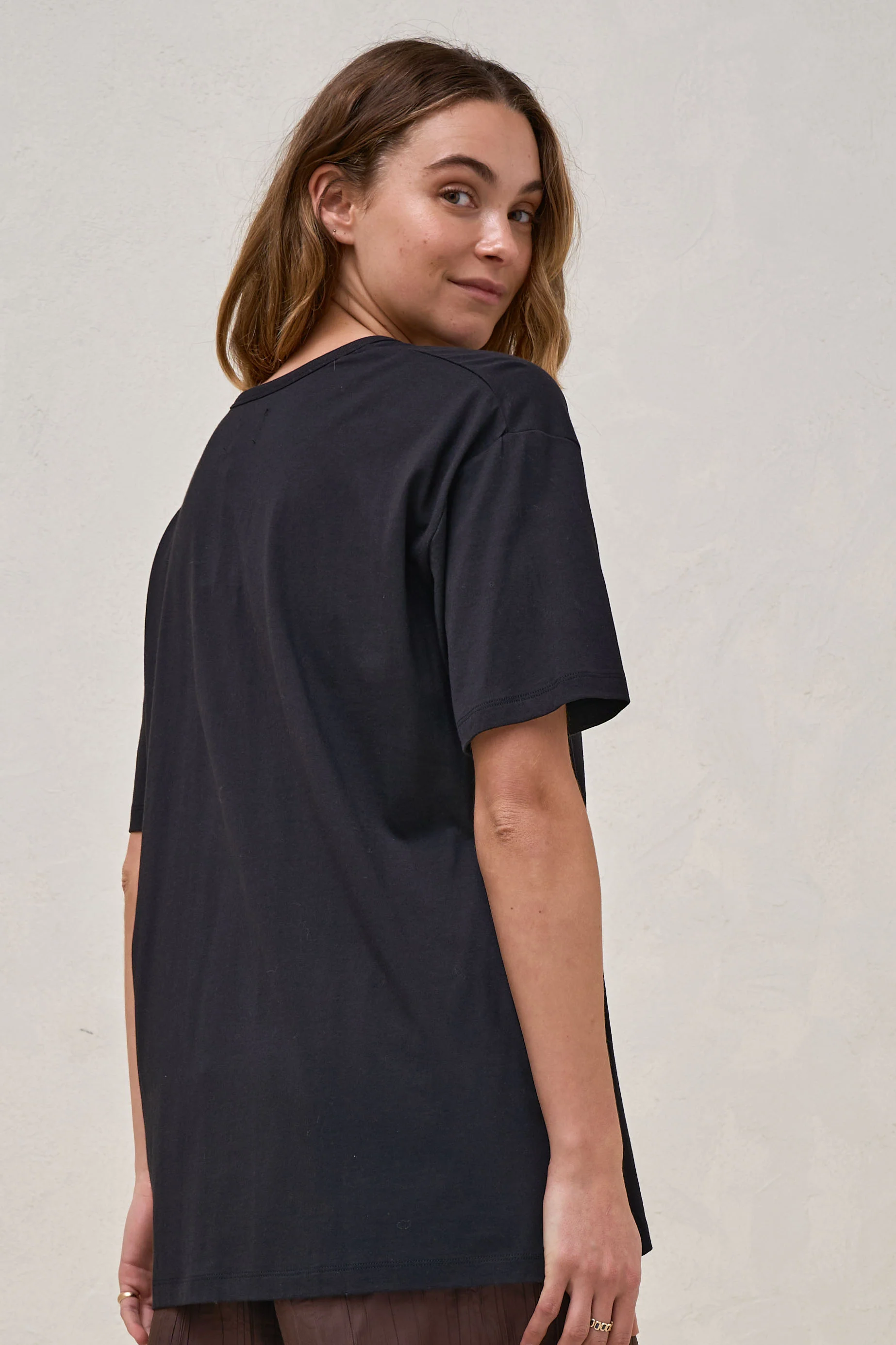 The Weekend Scoop Tee - Black* - Image 7