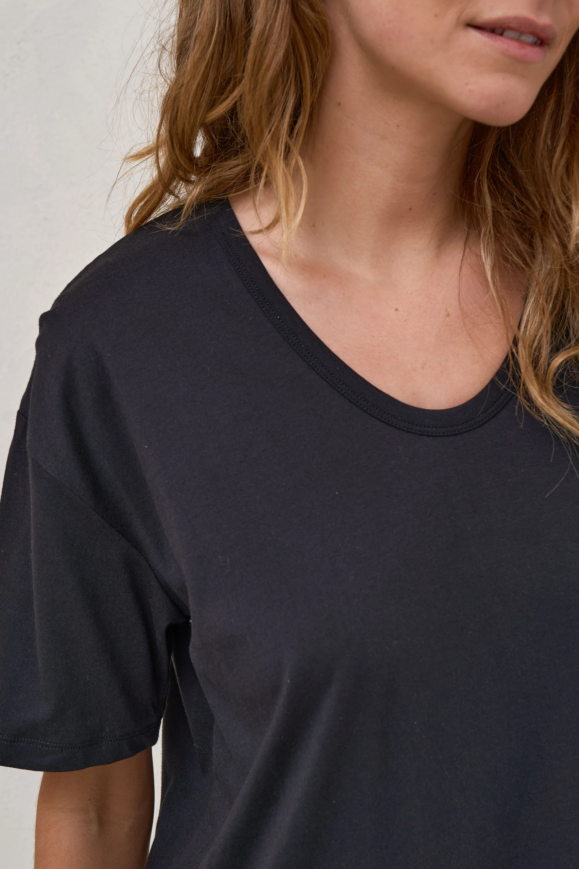 The Weekend Scoop Tee - Black* - Image 8
