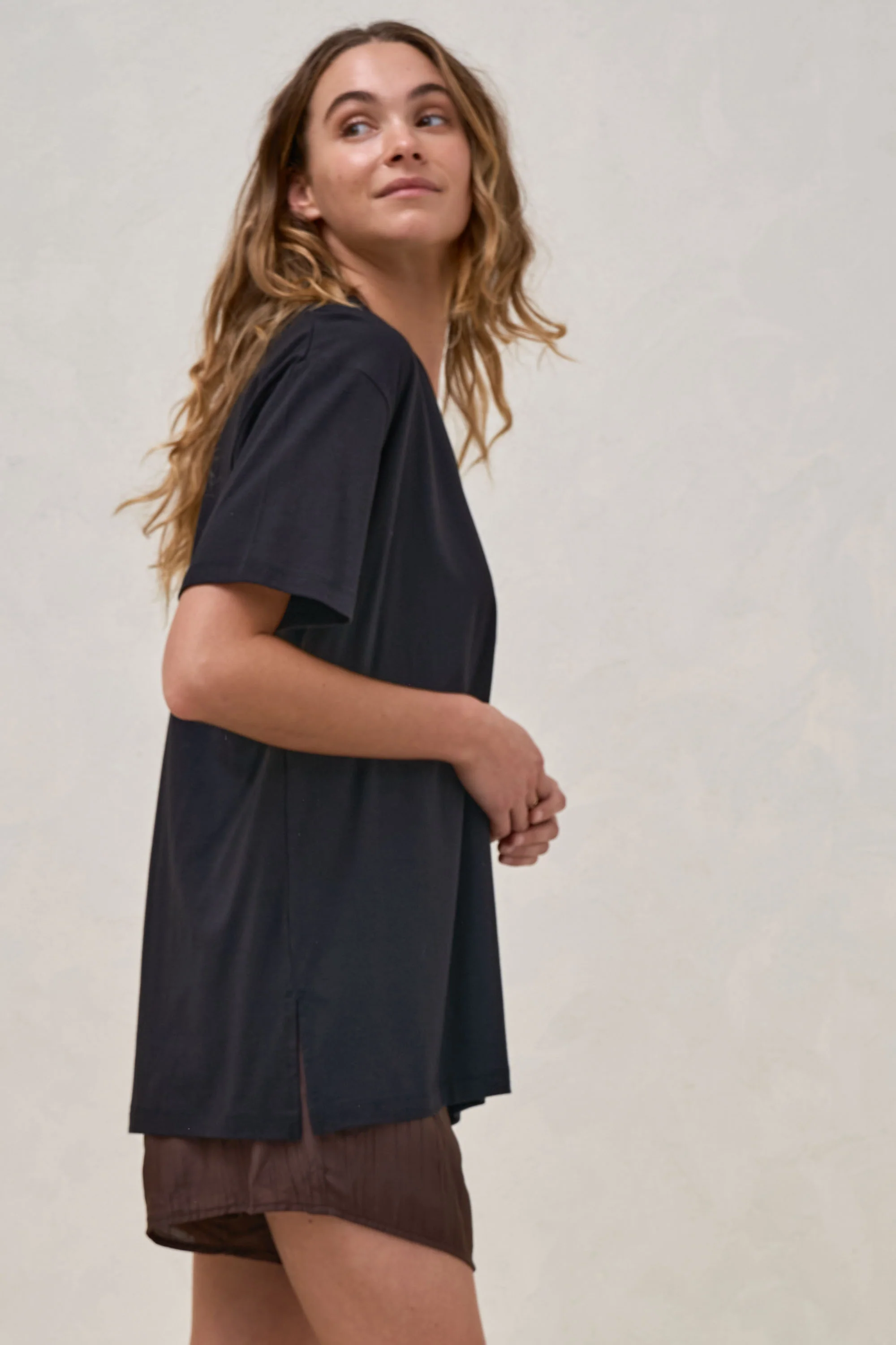 The Weekend Scoop Tee - Black* - Image 9