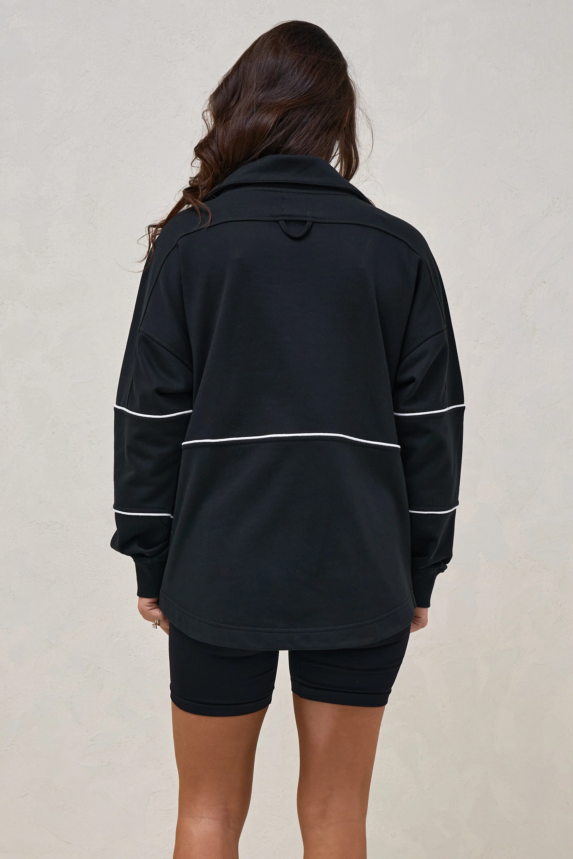 Over And Out Nursing Sweat - Blk/Wht - Image 8