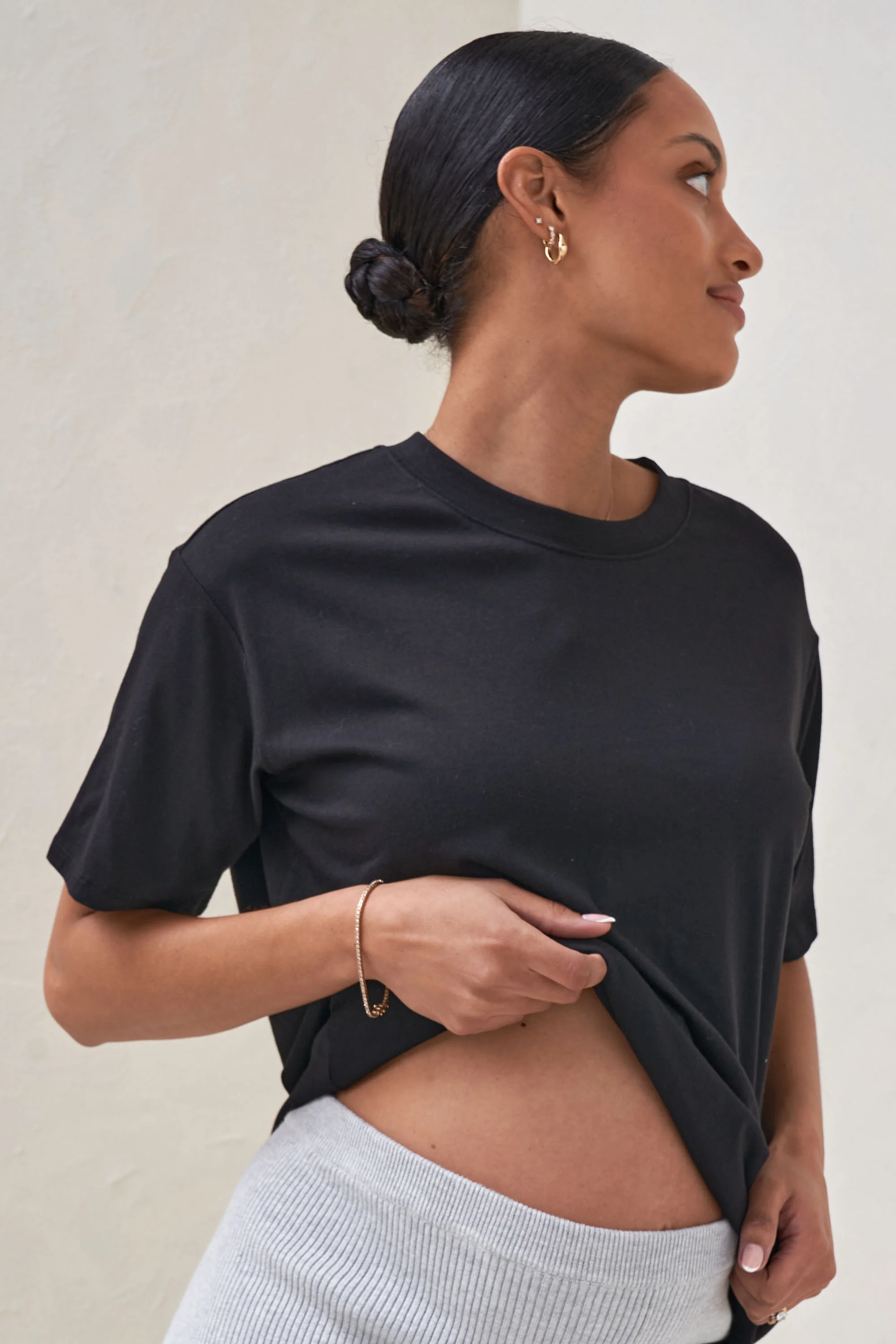 Into It Crew Tee -Black - Image 5