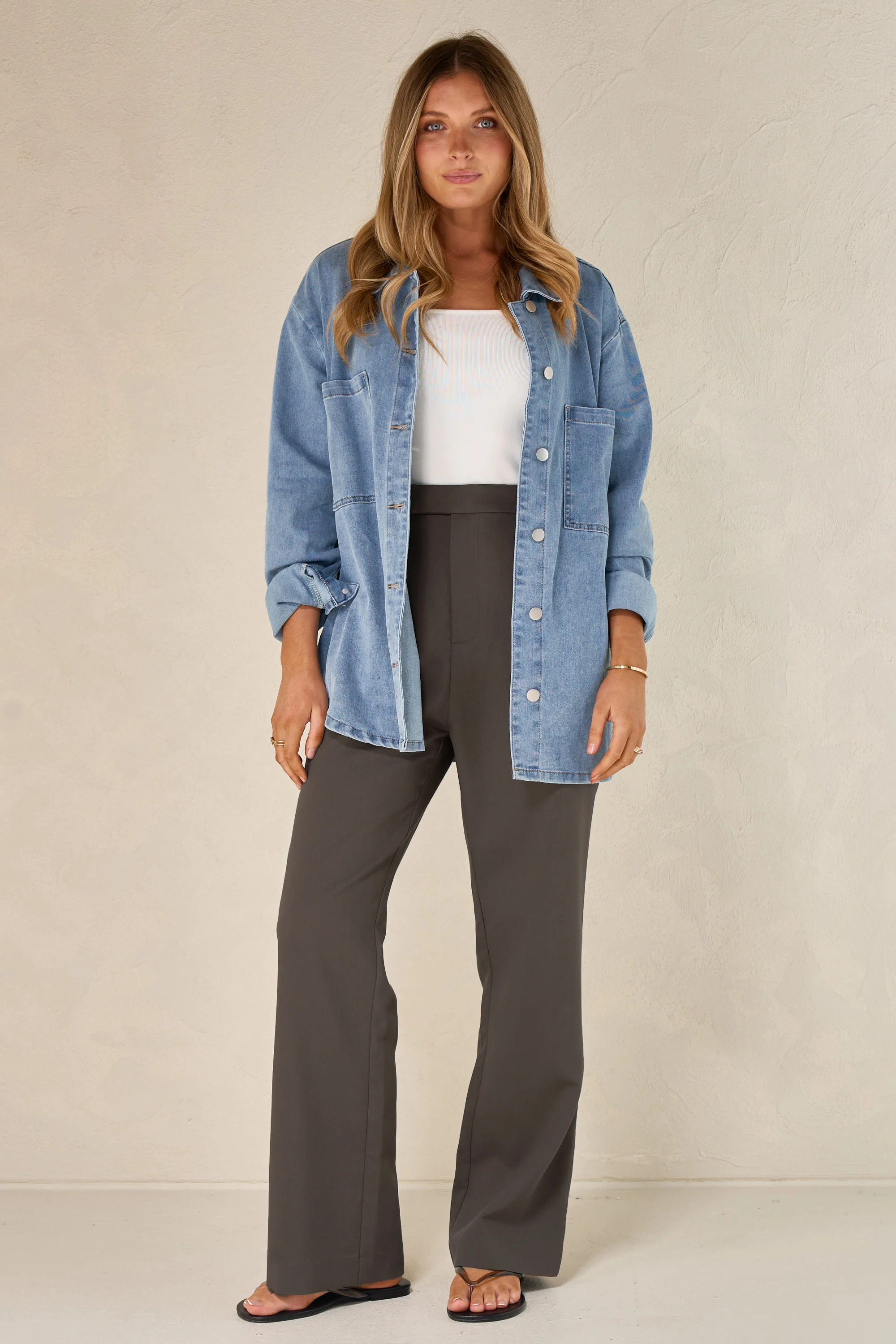 For Tomorrow Tailored Pant - Chocolate* - Image 9