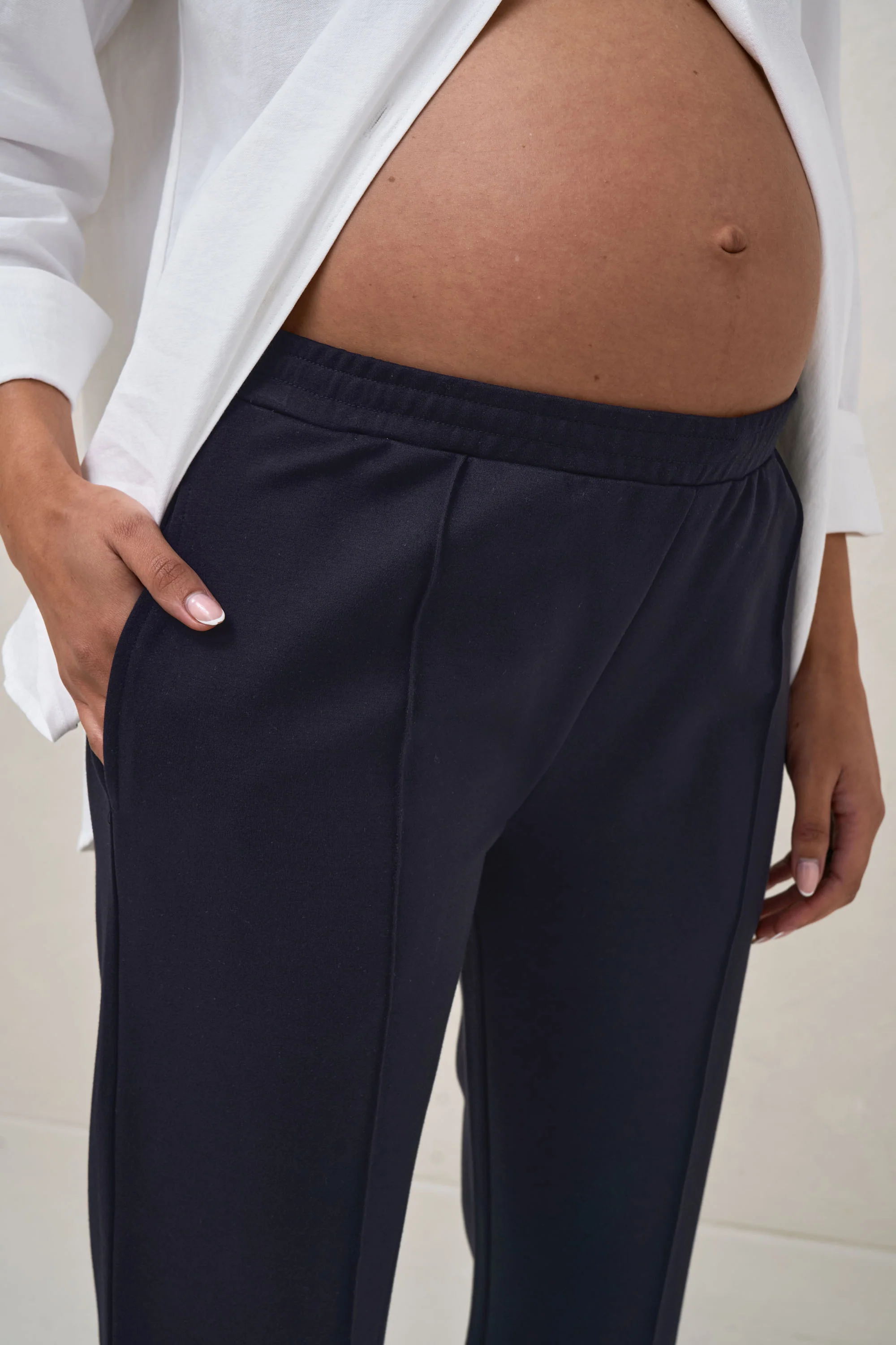 High Road Cropped Pant - Navy* - Image 3