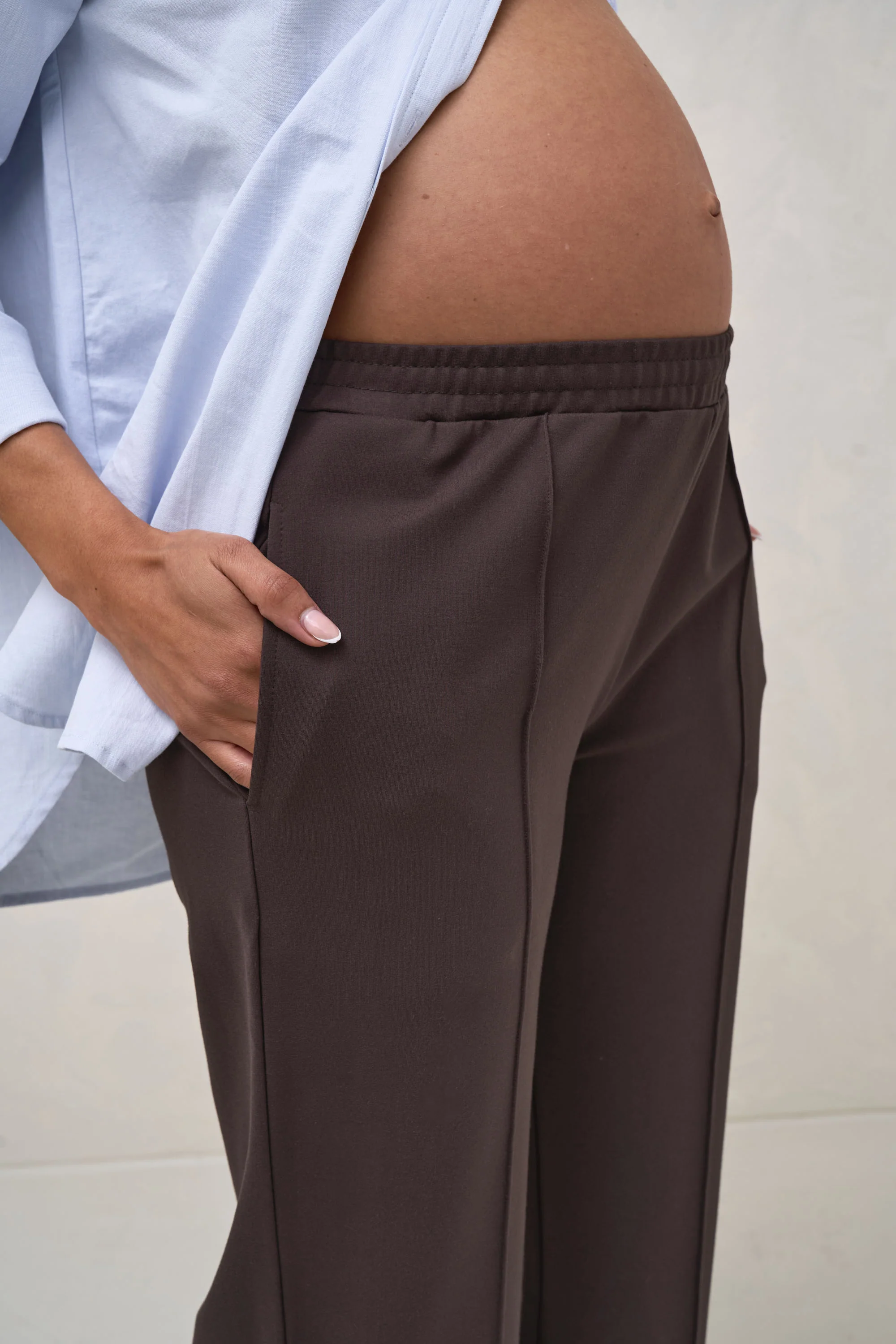 High Road Cropped Pant - Chocolate* - Image 4