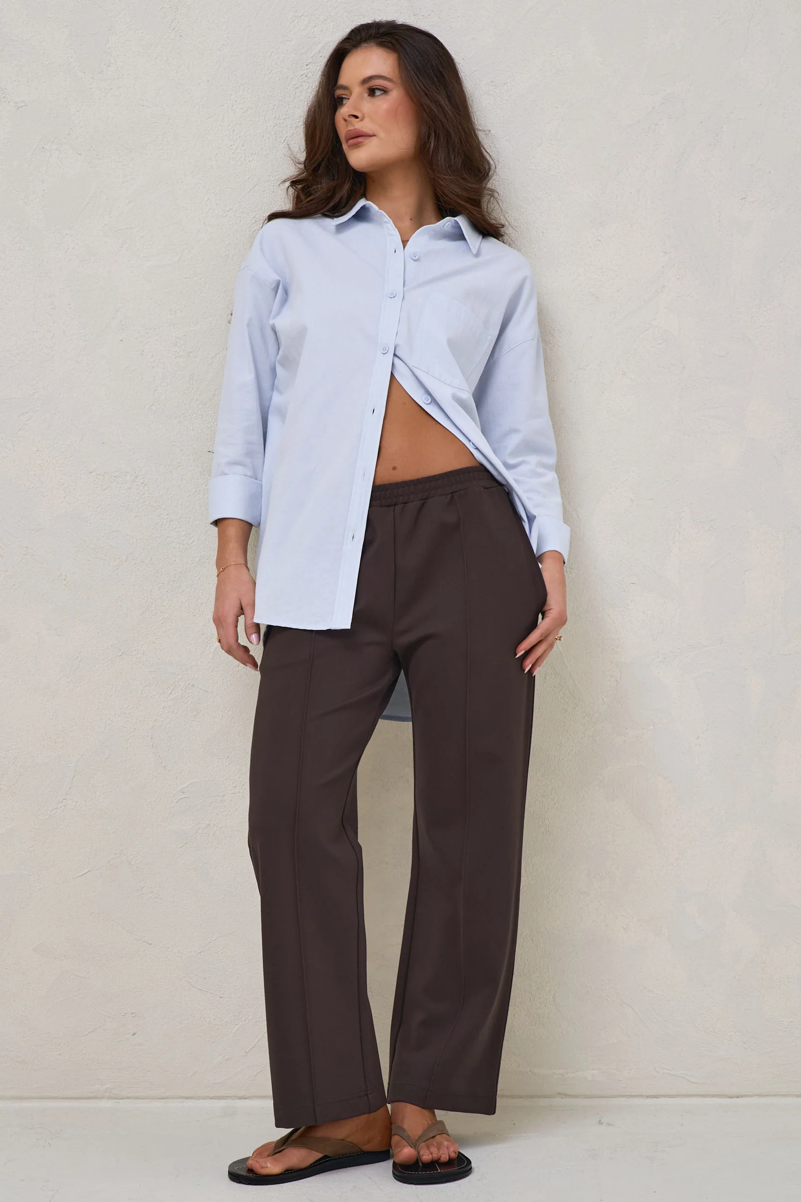 High Road Cropped Pant - Chocolate* - Image 6
