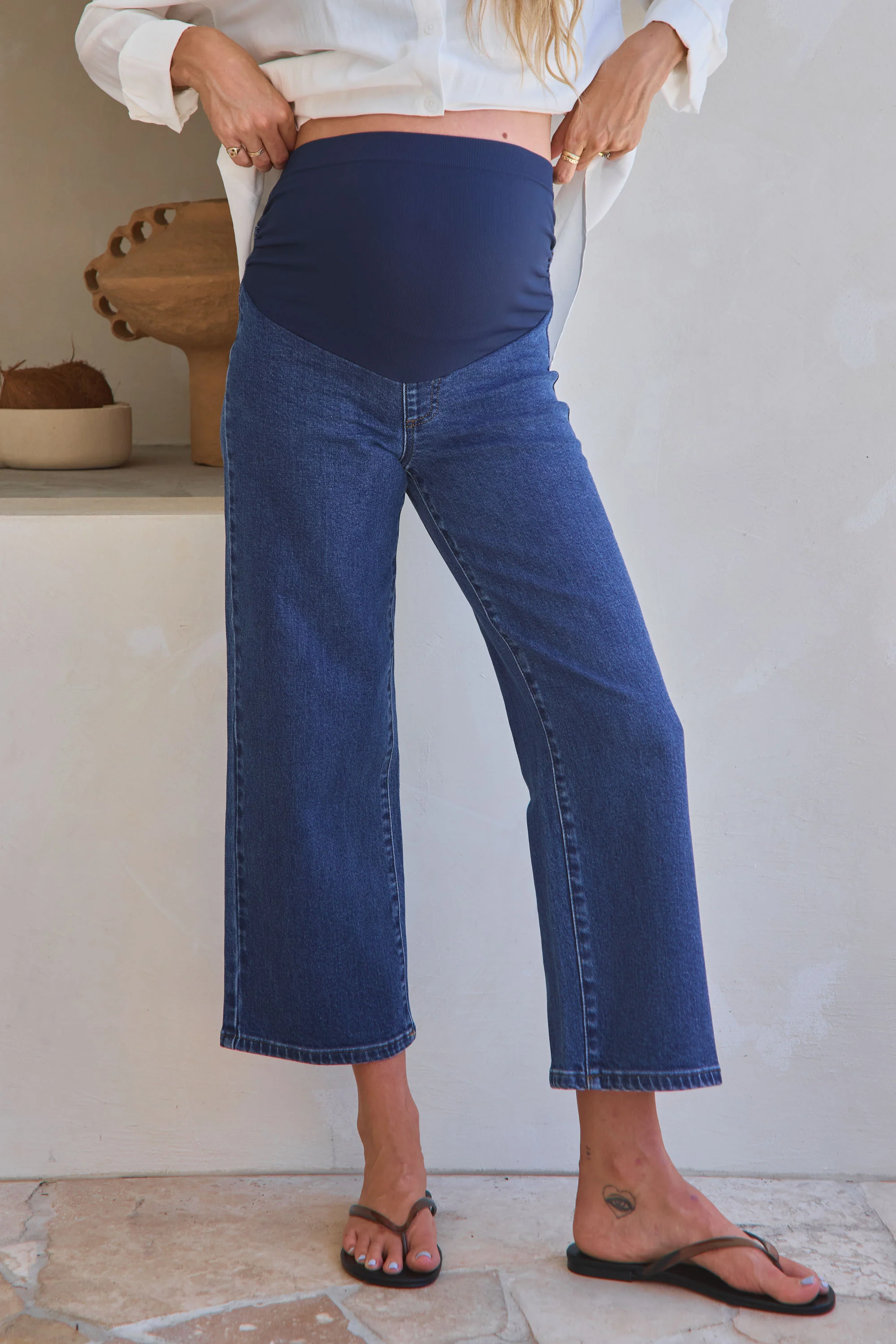By The Way Crop Jean - Indigo - Image 3