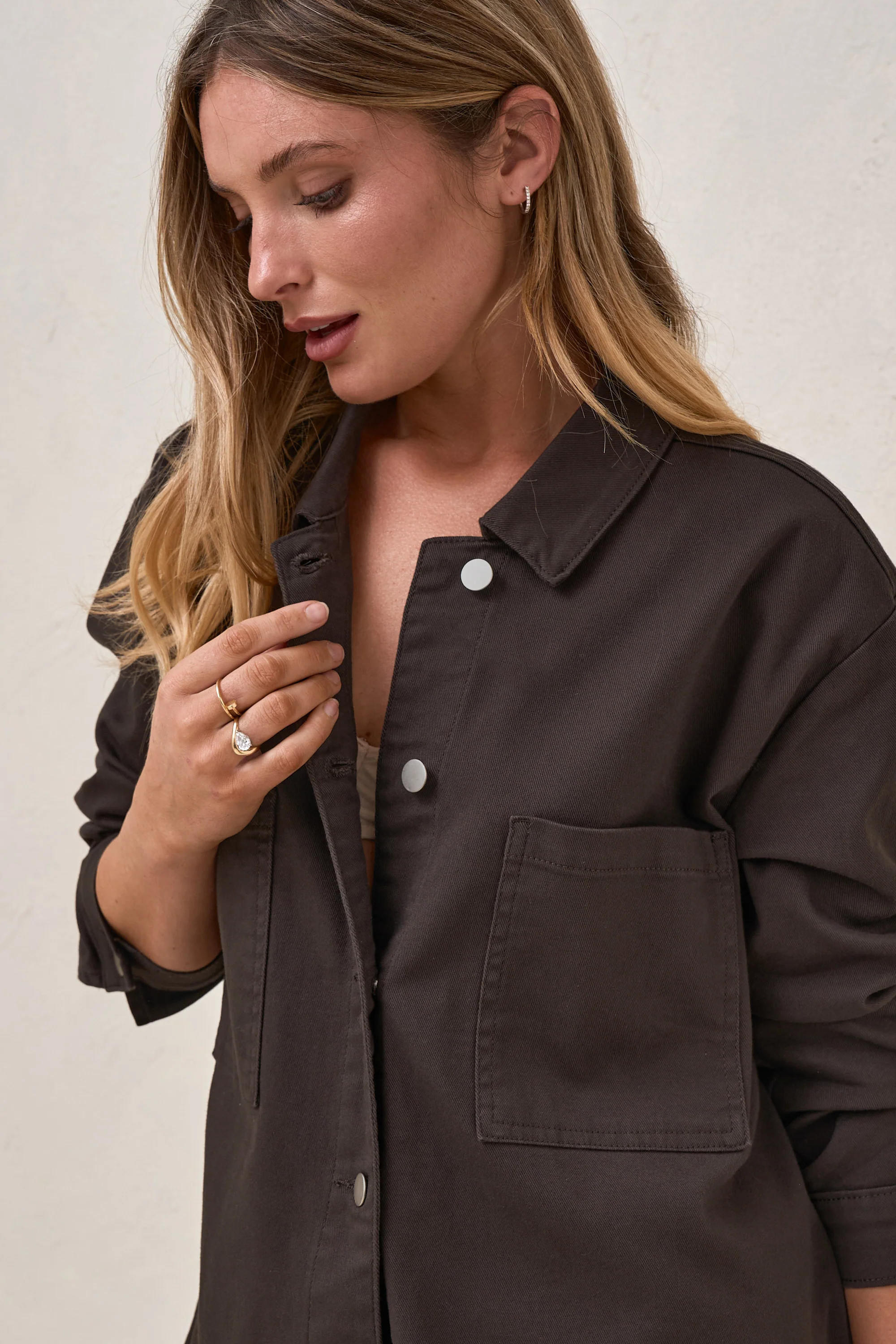 Frequent Denim Shirt - Chocolate - Image 10