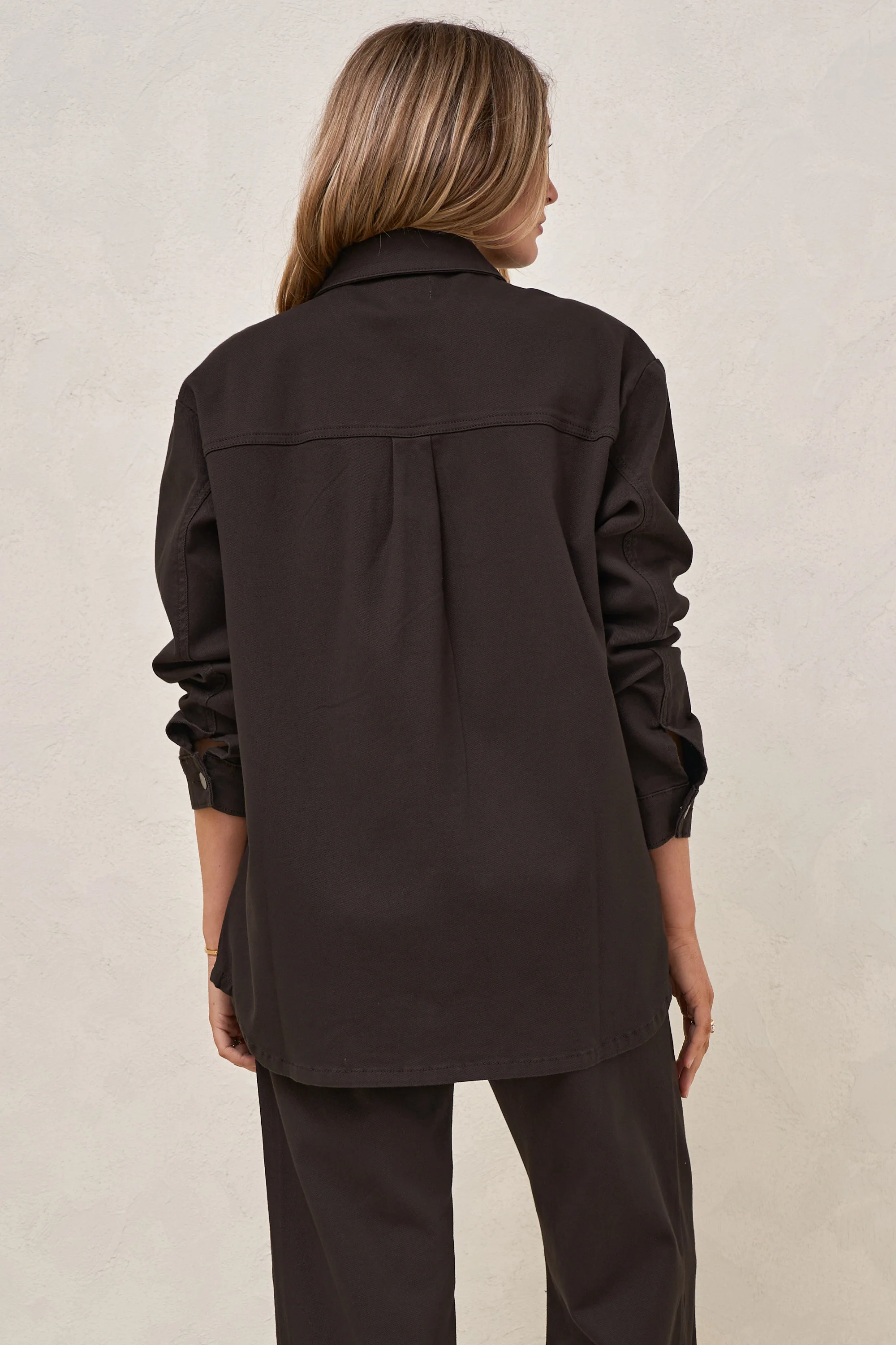 Frequent Denim Shirt - Chocolate - Image 8