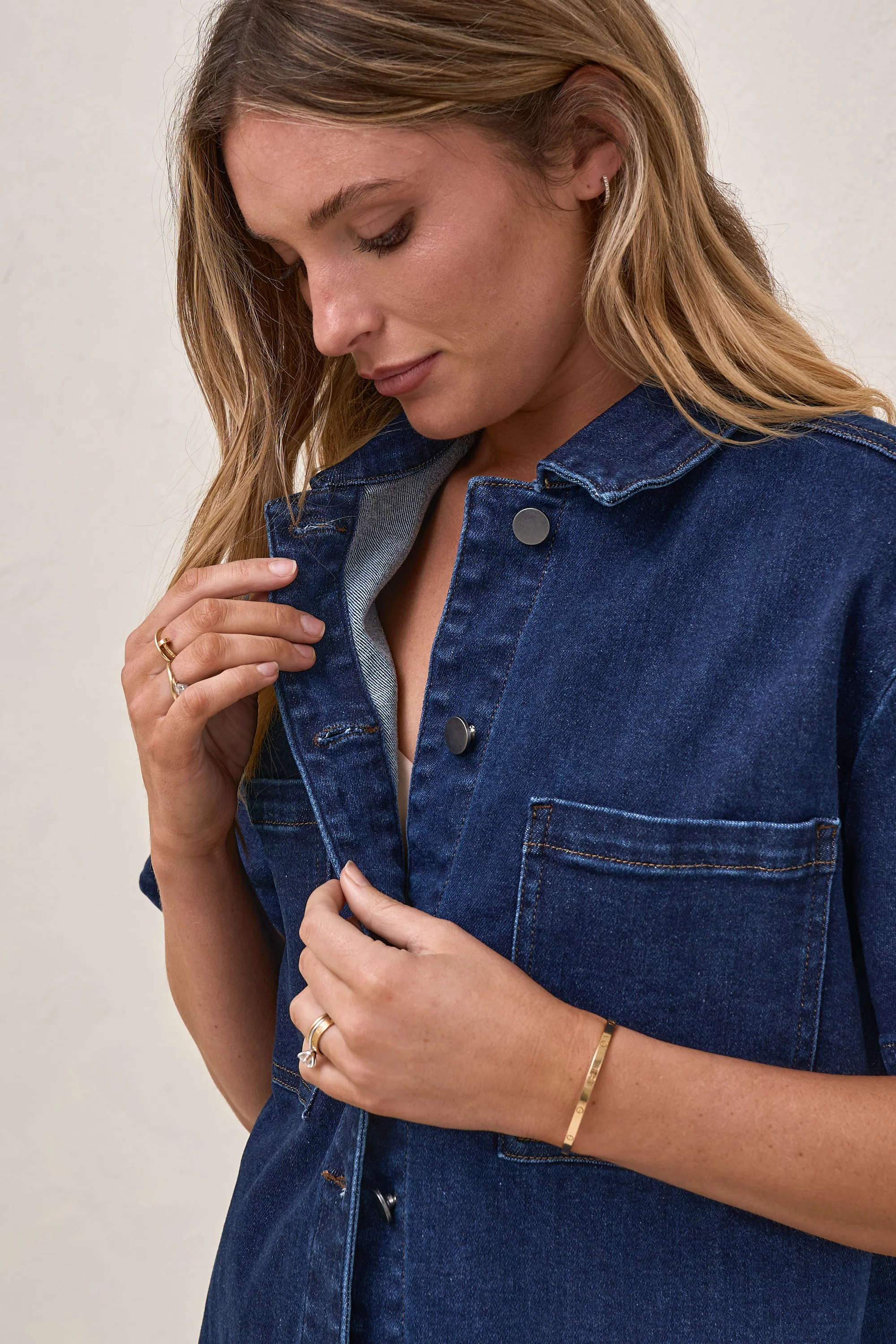 Daybreak Short Sleeve Shirt - Indigo - Image 10