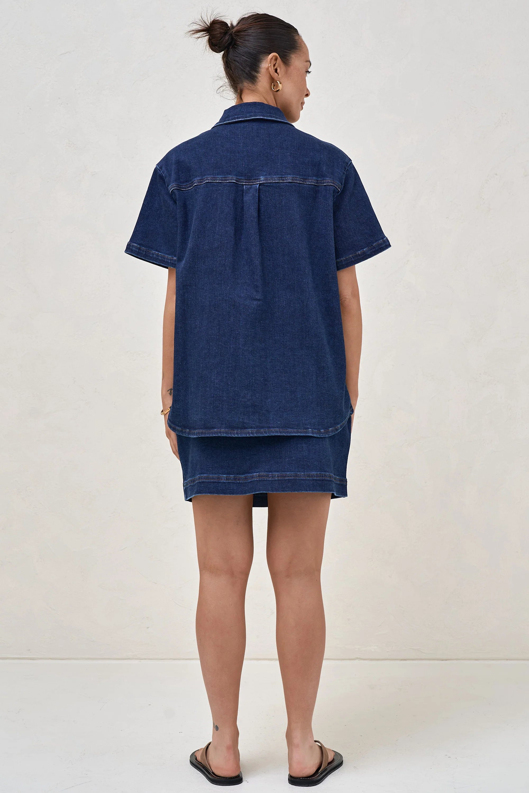 Daybreak Short Sleeve Shirt - Indigo - Image 3
