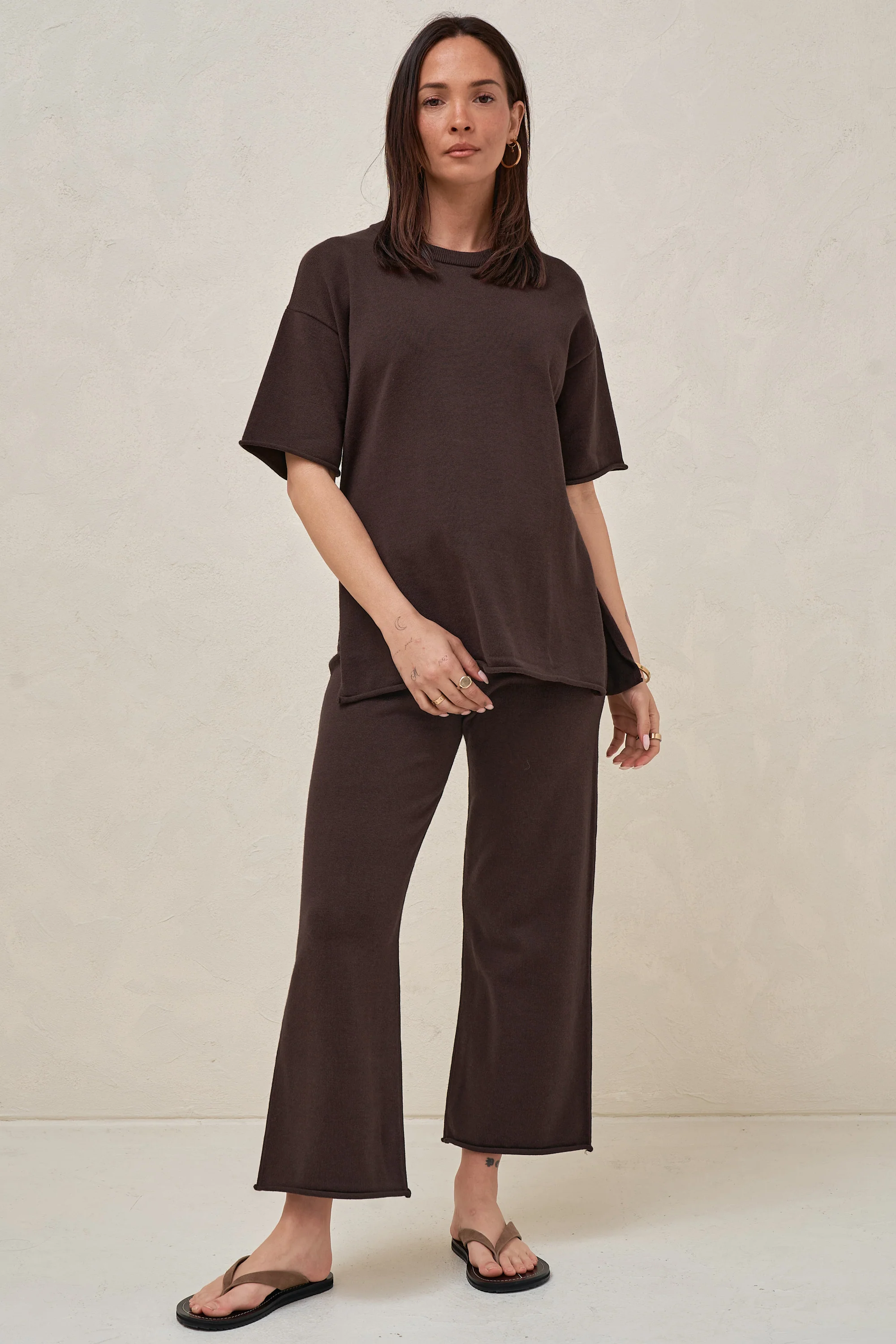Cloud Nine Lounge Pant - Chocolate - Image 4