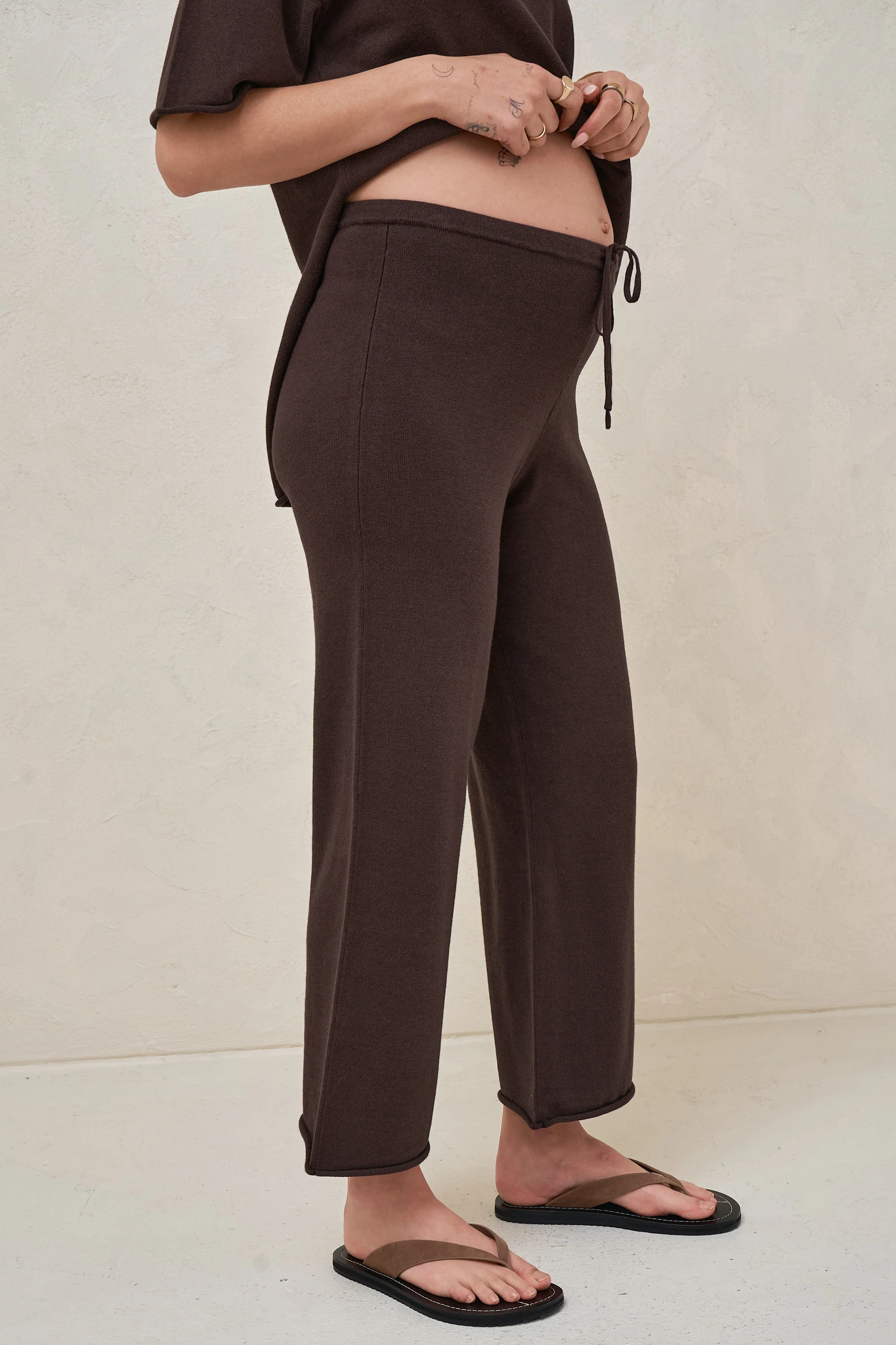 Cloud Nine Lounge Pant - Chocolate - Image 5