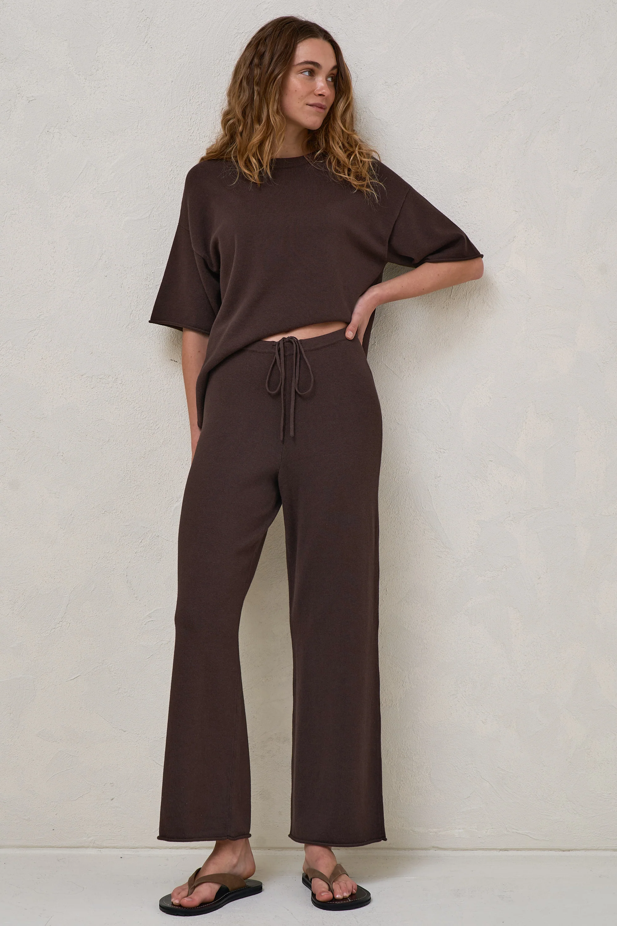 Cloud Nine Lounge Pant - Chocolate - Image 6