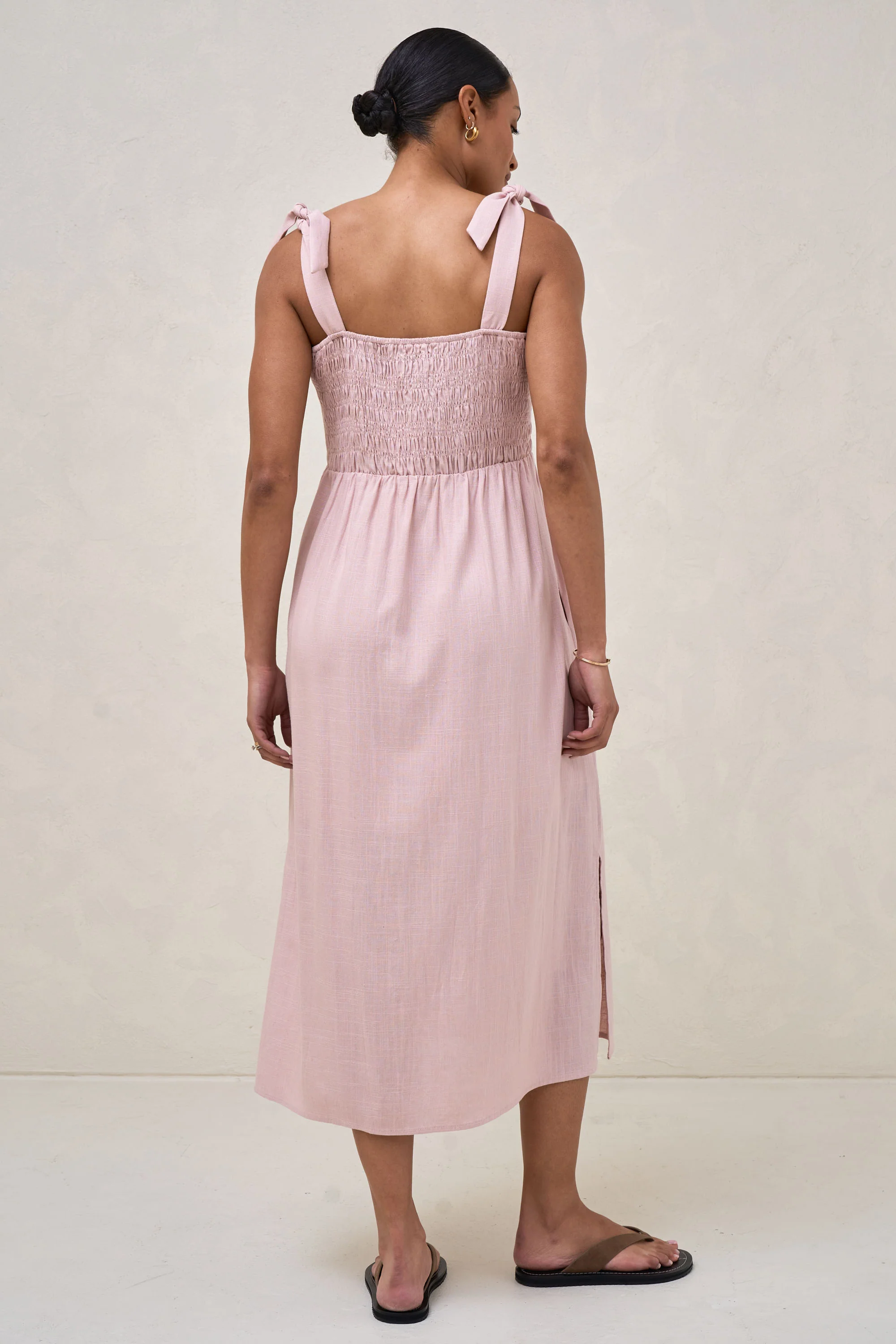 Breeze Along Midi Dress - Blush - Image 3
