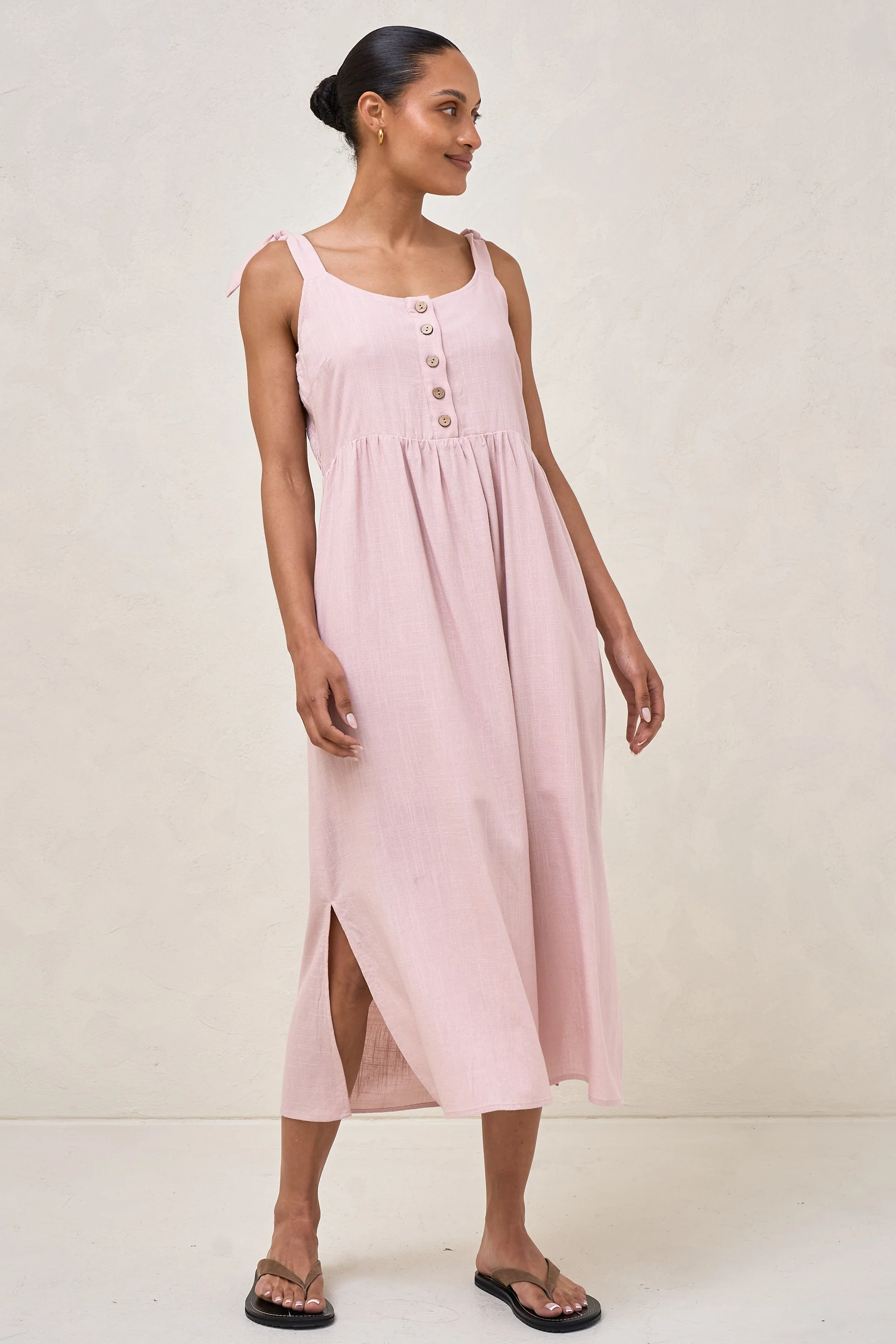 Breeze Along Midi Dress - Blush - Image 7