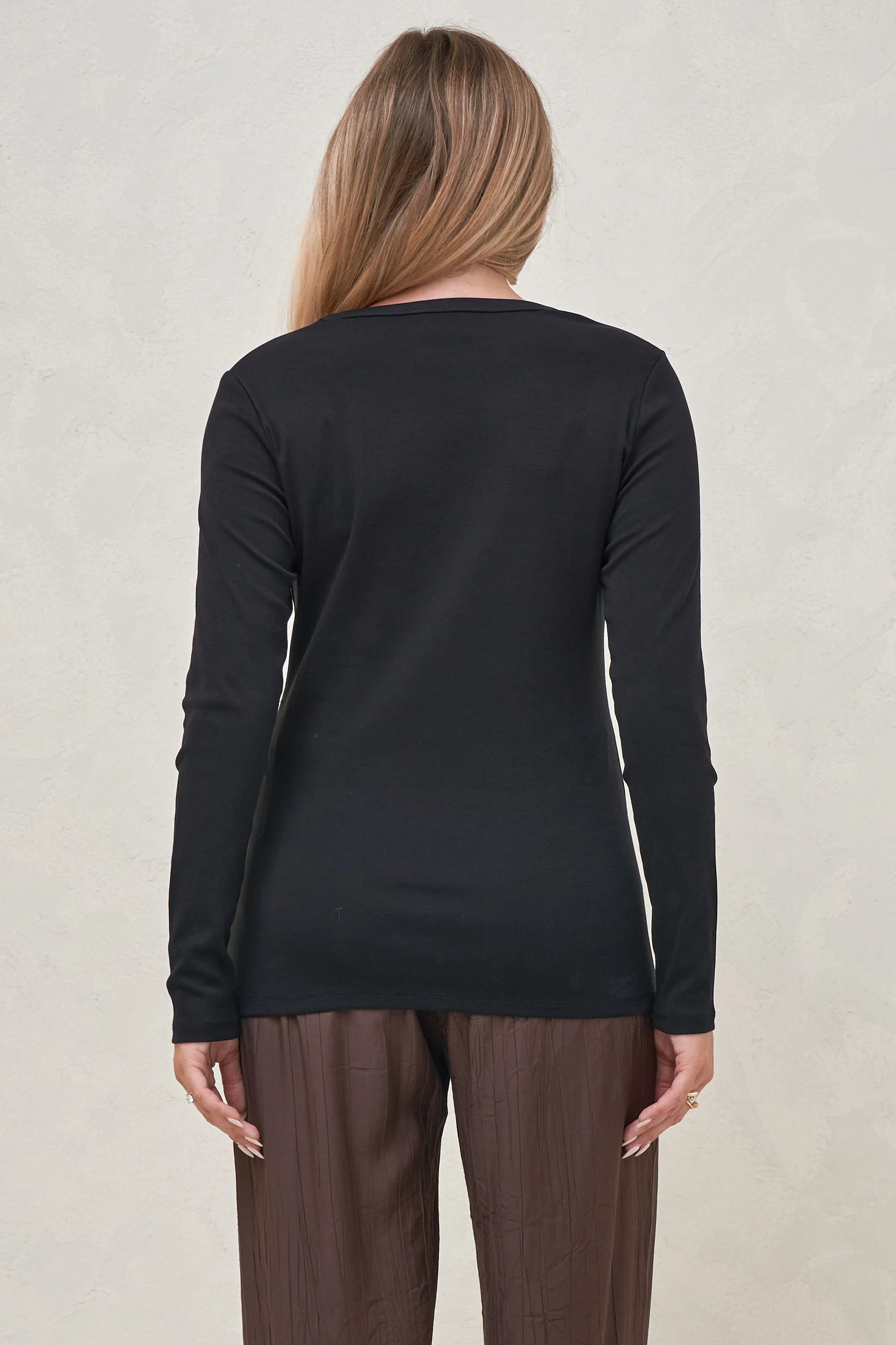 Elemental Long Sleeve Top - Black - Image 3