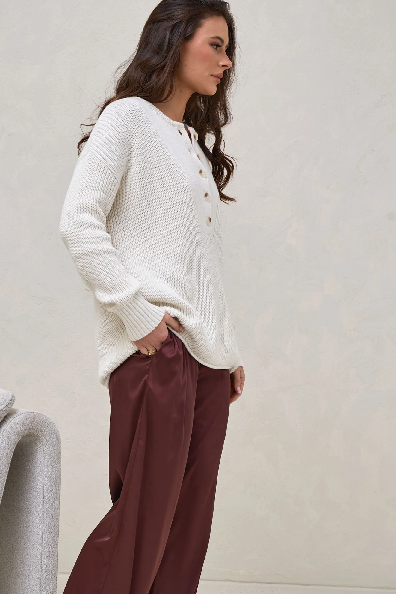 Bound To Be Button Sweater - Image 7