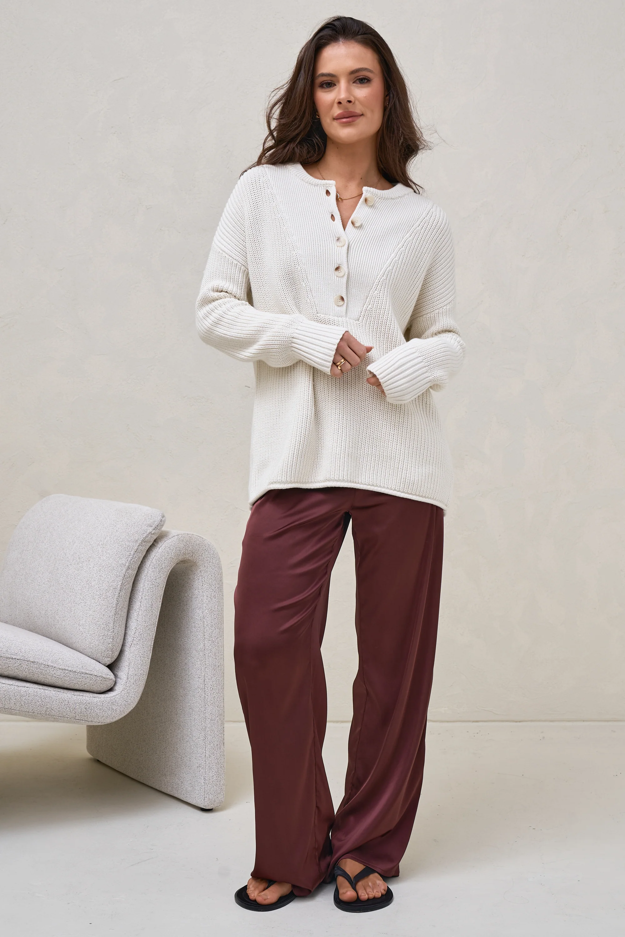 Bound To Be Button Sweater - Image 9