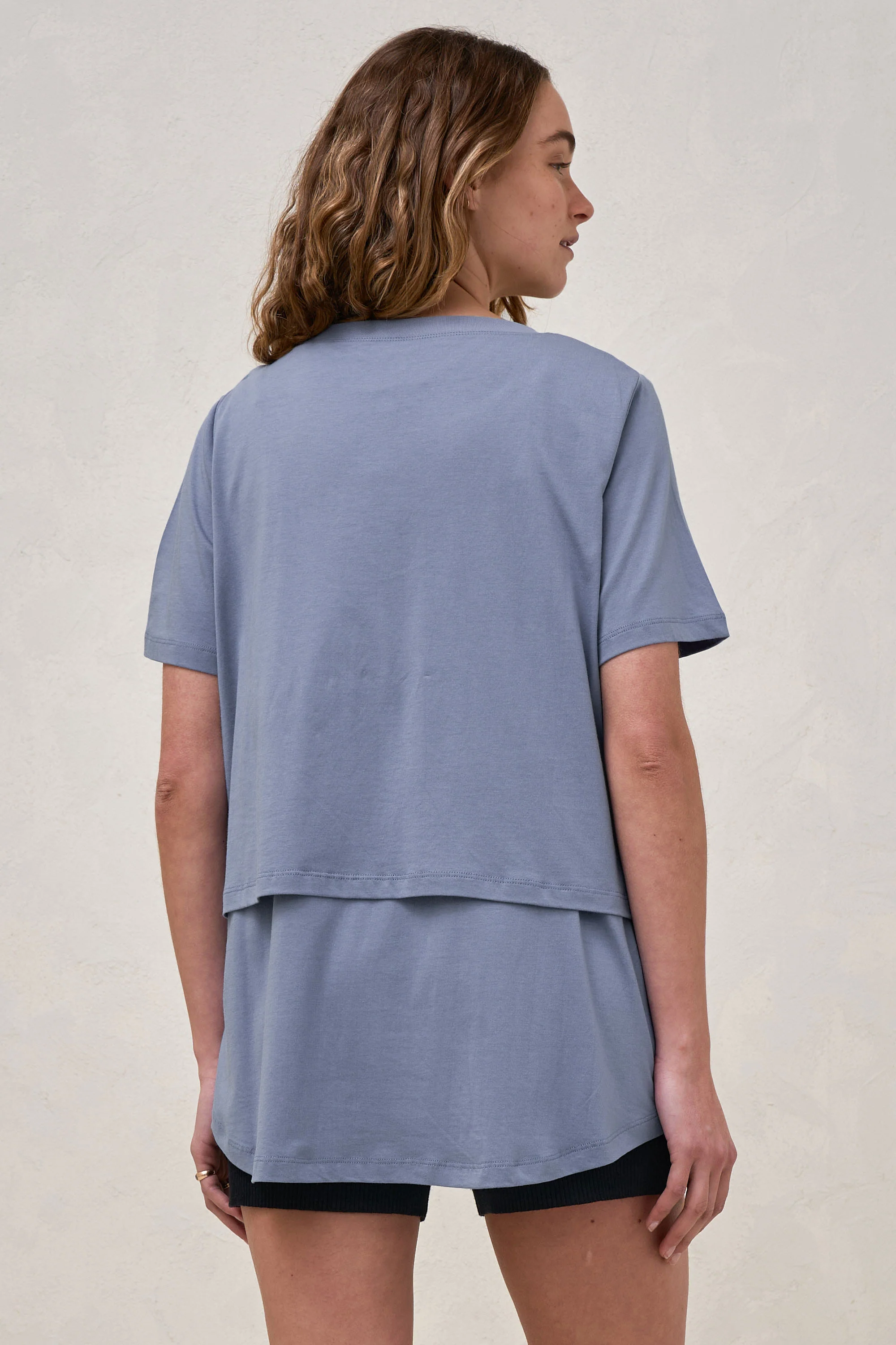 Me And You Nursing Tee - Blue - Image 8