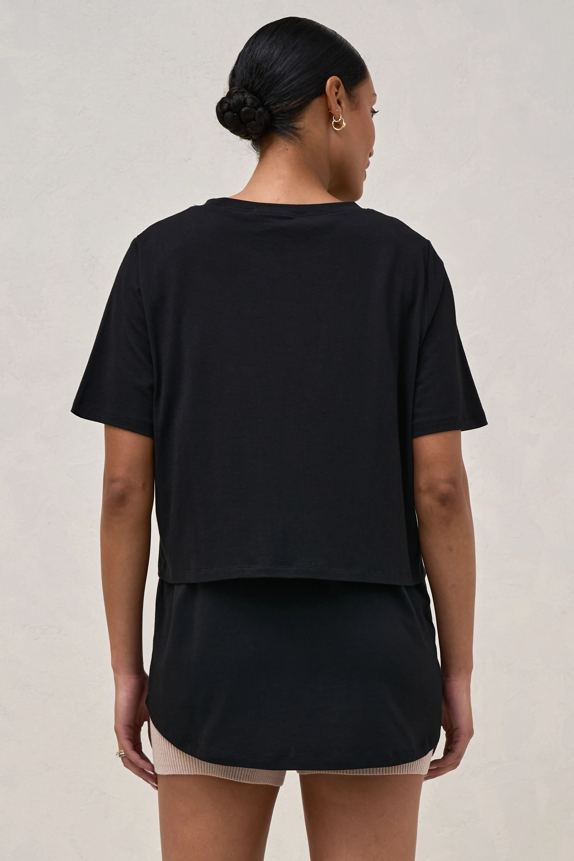 Me And You Nursing Tee - Black - Image 3
