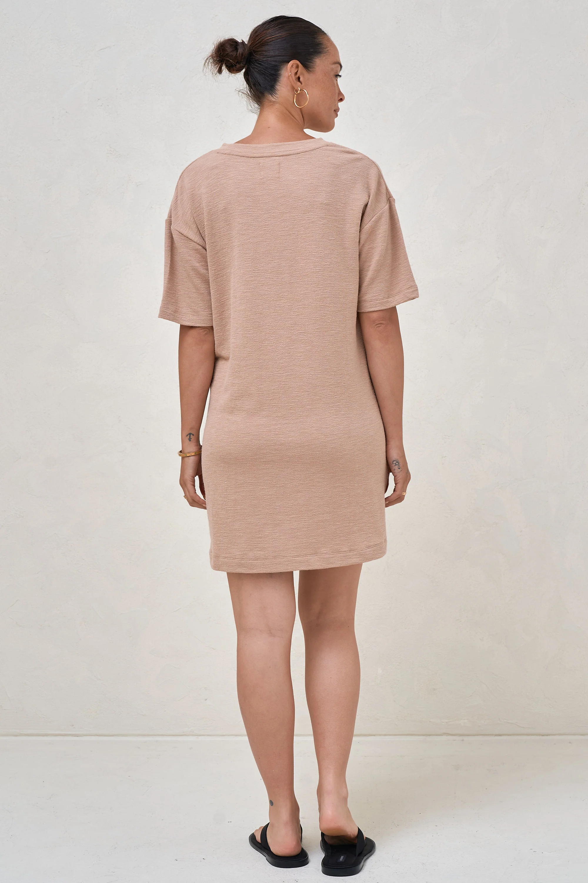 Whats Next Nursing Dress - Mocha - Image 3