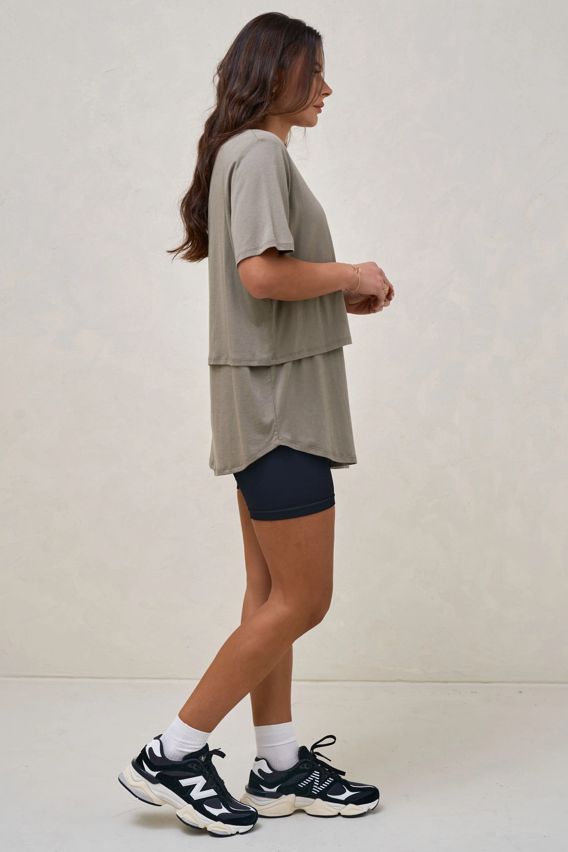 Me And You Nursing Tee - Khaki - Image 8