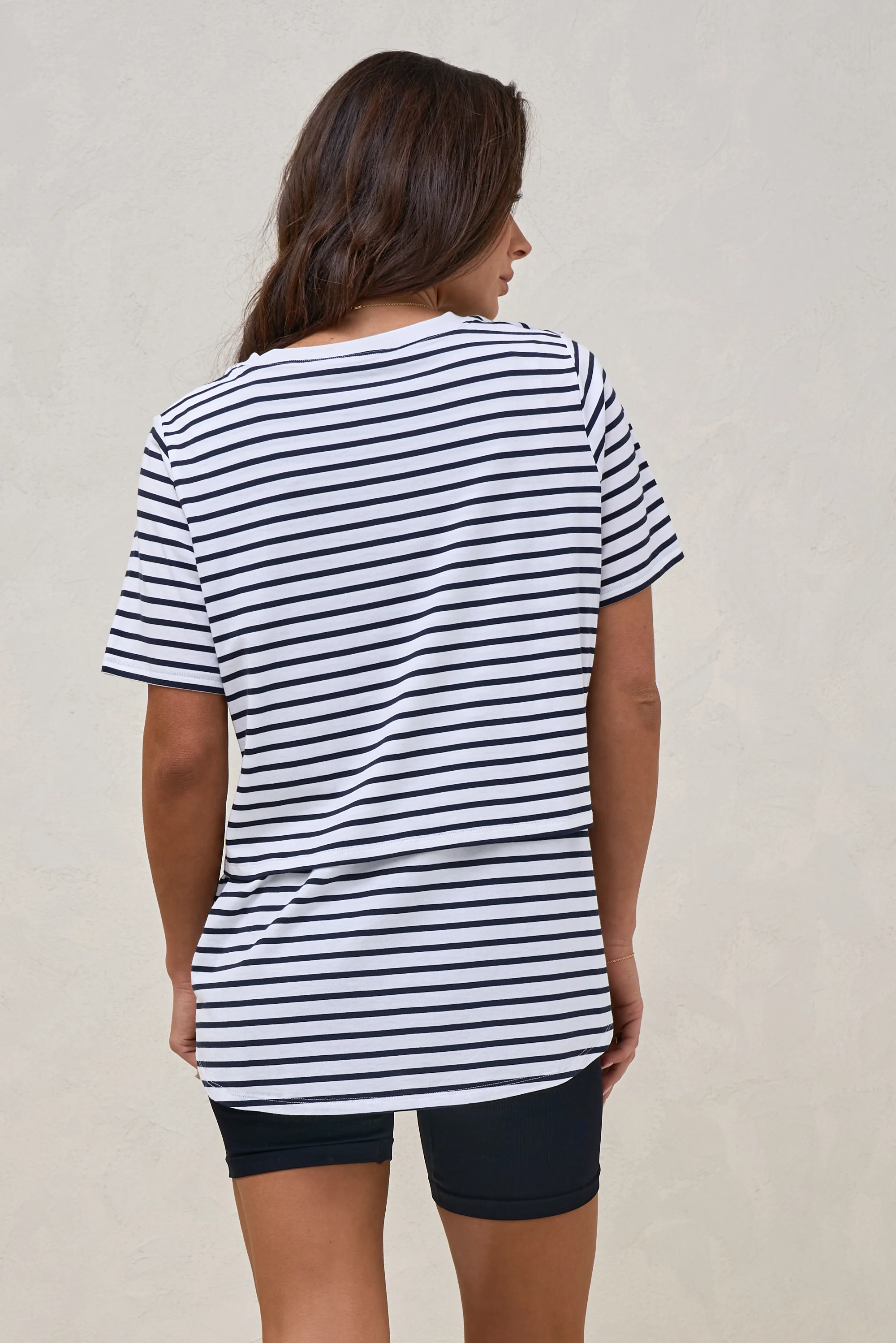 Me And You Nursing Tee - Stripe - Image 8