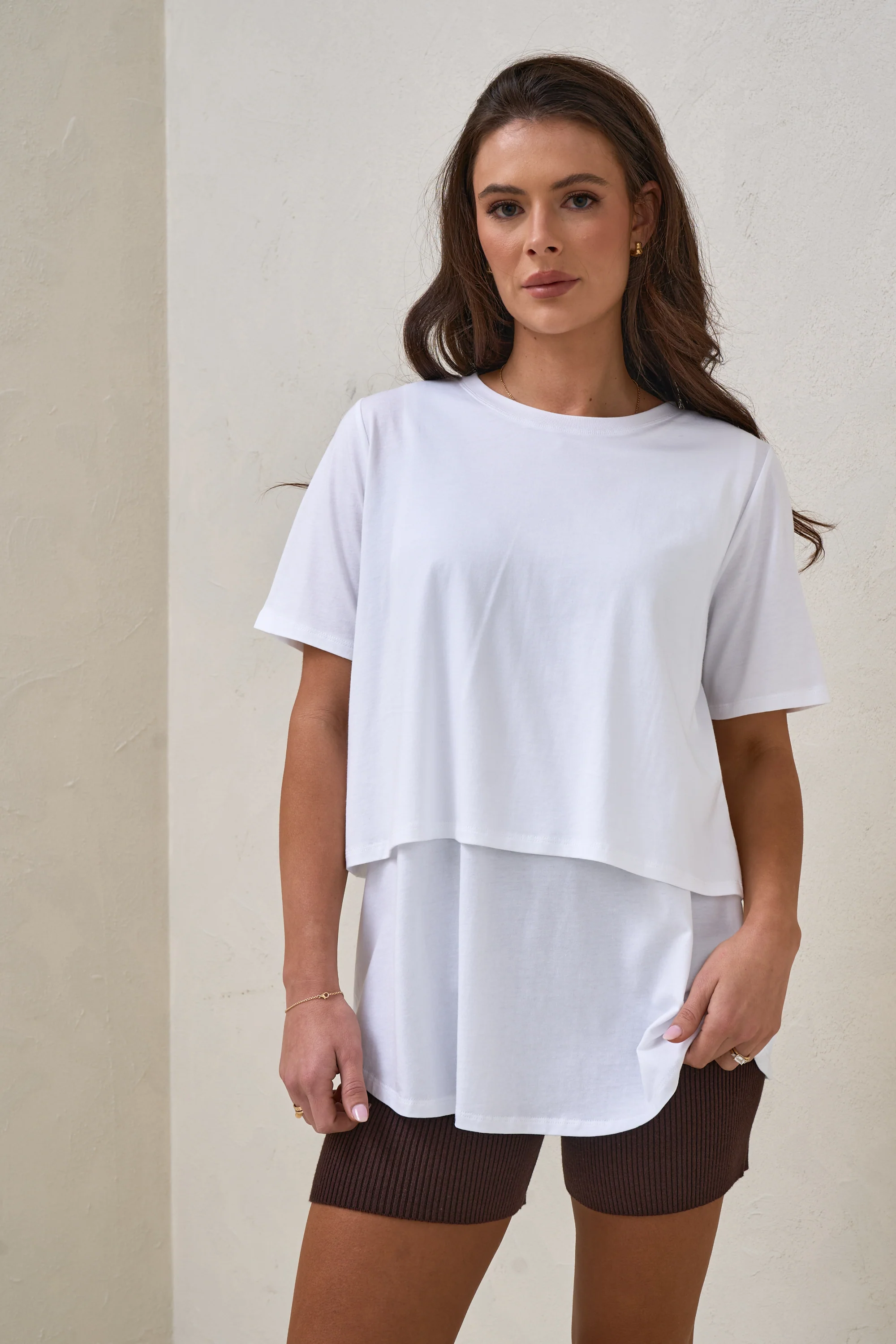 Me And You Nursing Tee - White - Image 6