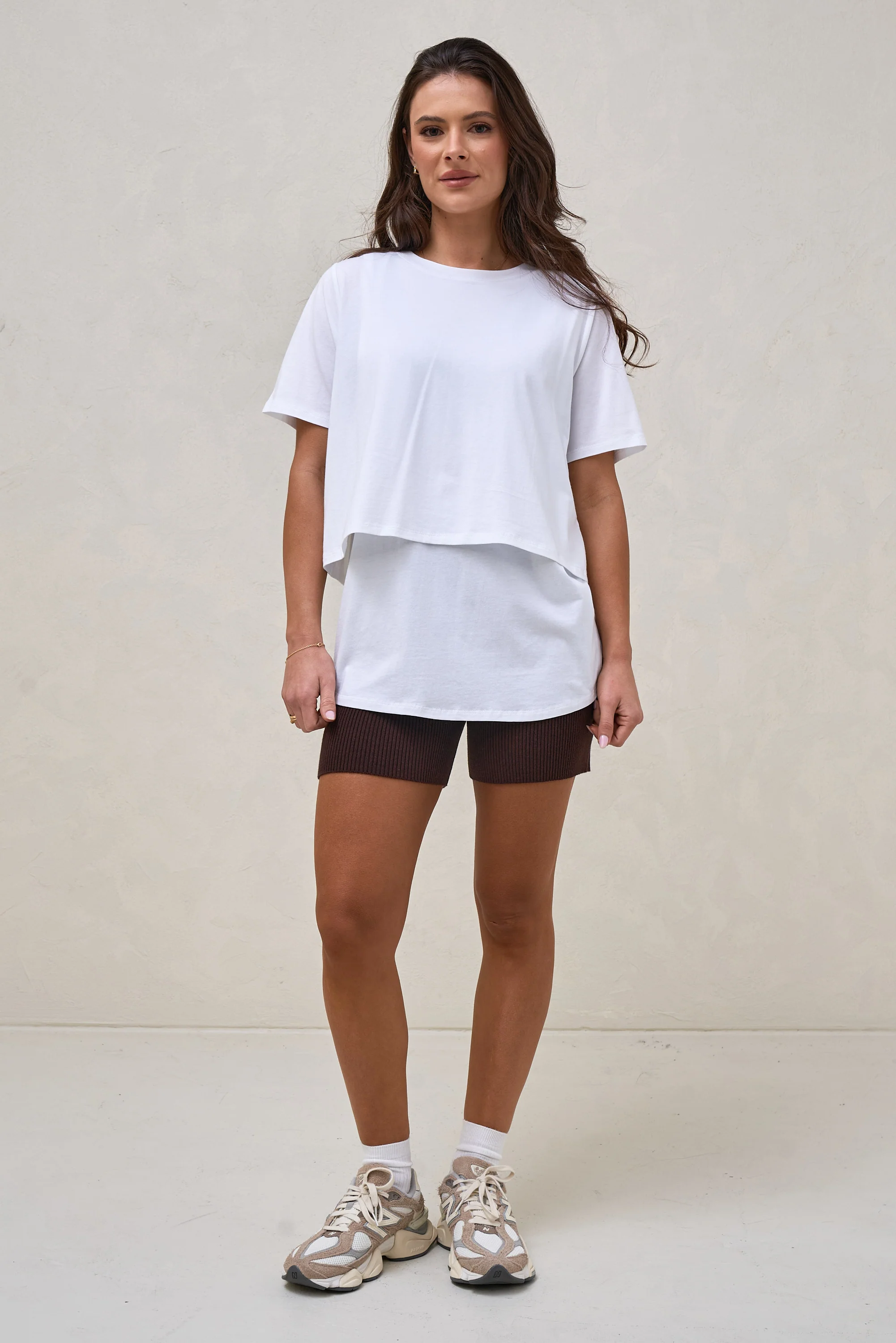 Me And You Nursing Tee - White - Image 9