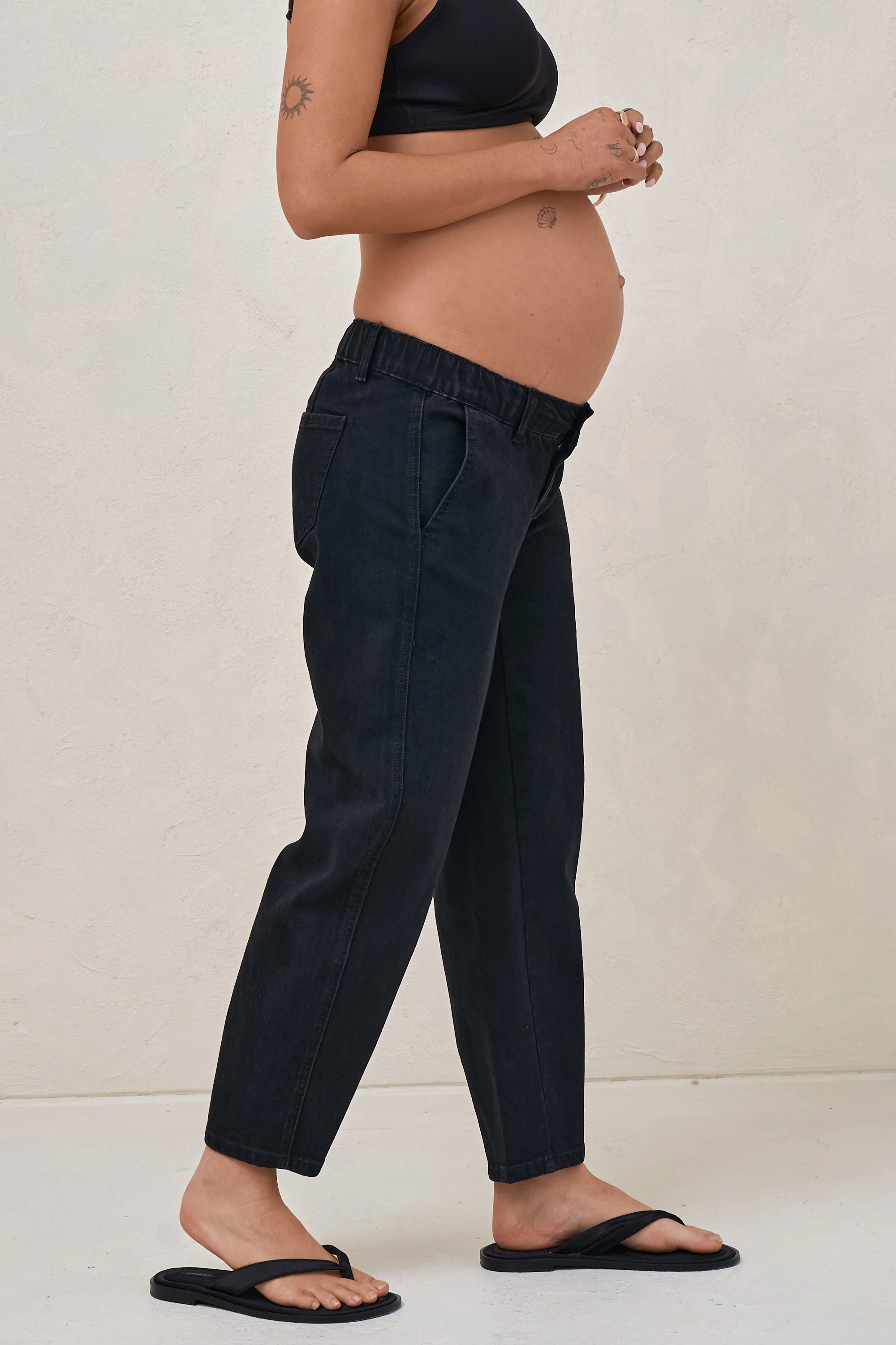 Bend The Rules Barrel Jean - Washed Black - Image 2