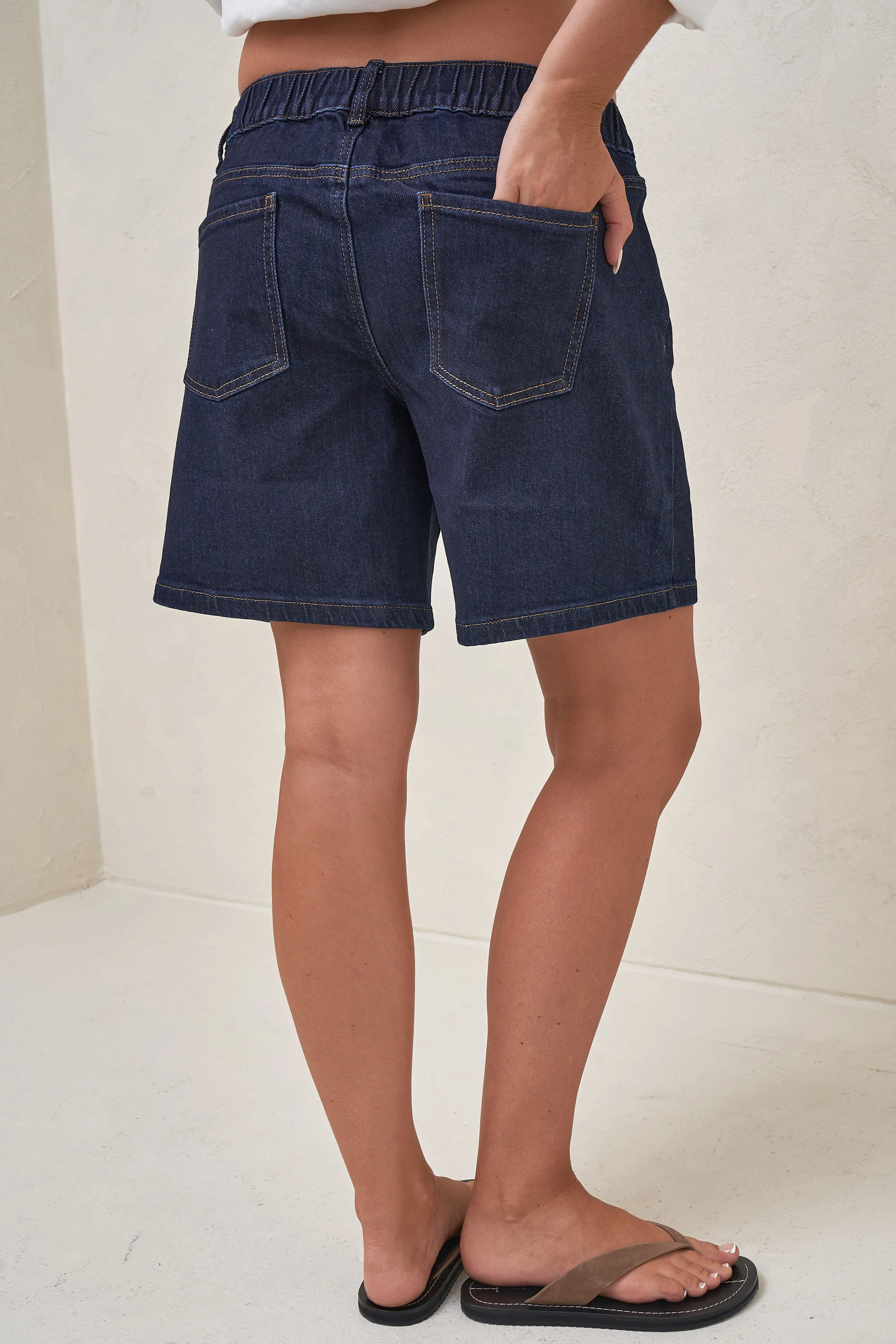 Middle Ground Denim Short - Indigo - Image 3