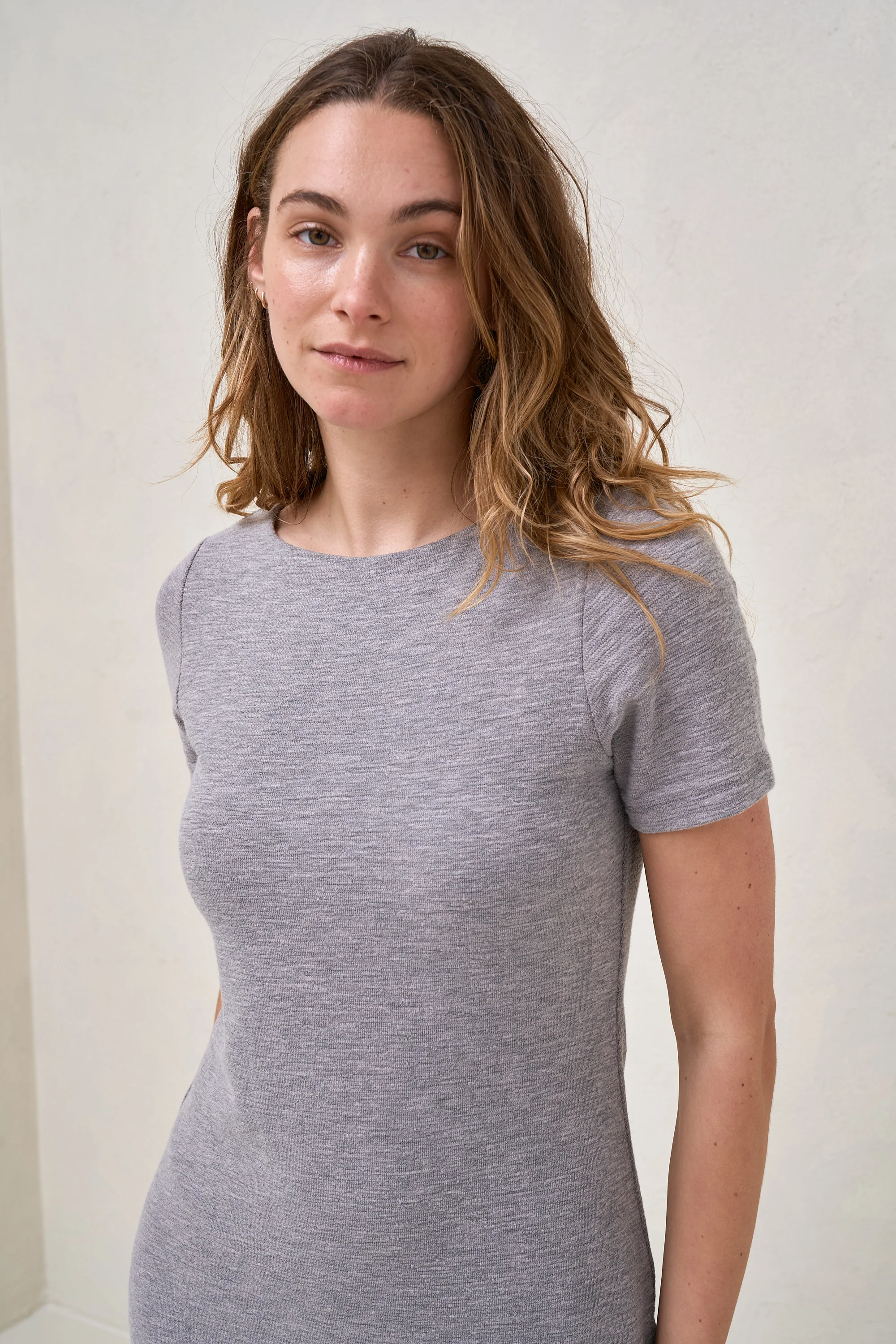 Epitome Short Sleeve Dress - Charcoal - Image 7