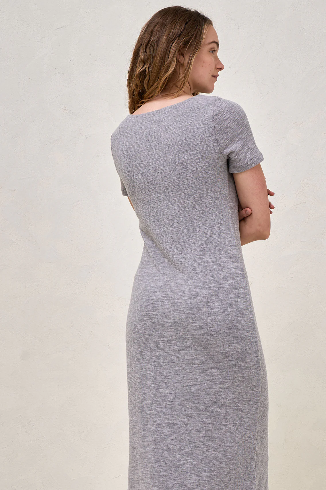 Epitome Short Sleeve Dress - Charcoal - Image 9