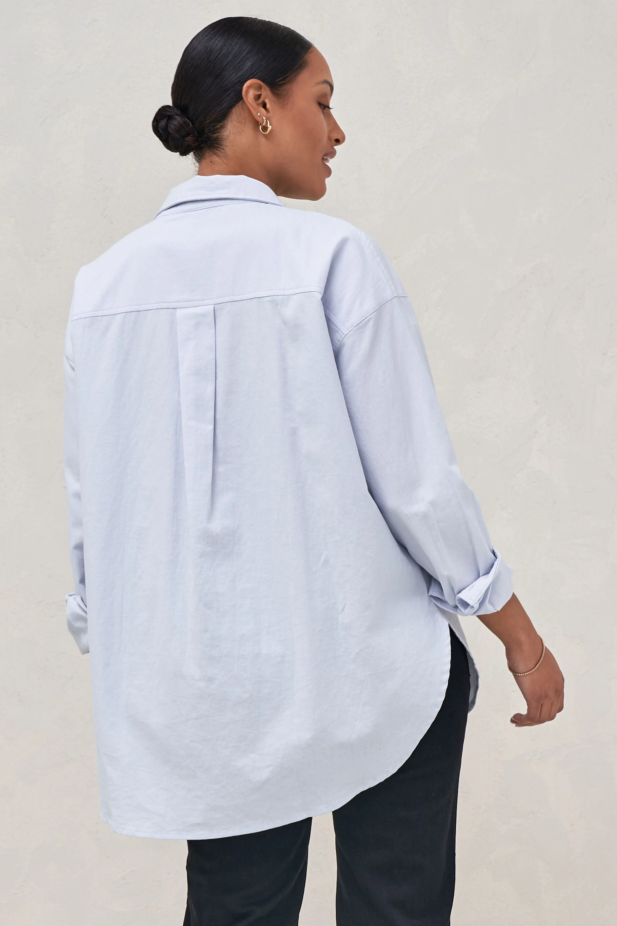 Perpetual Cotton Shirt - Blue - Image 4