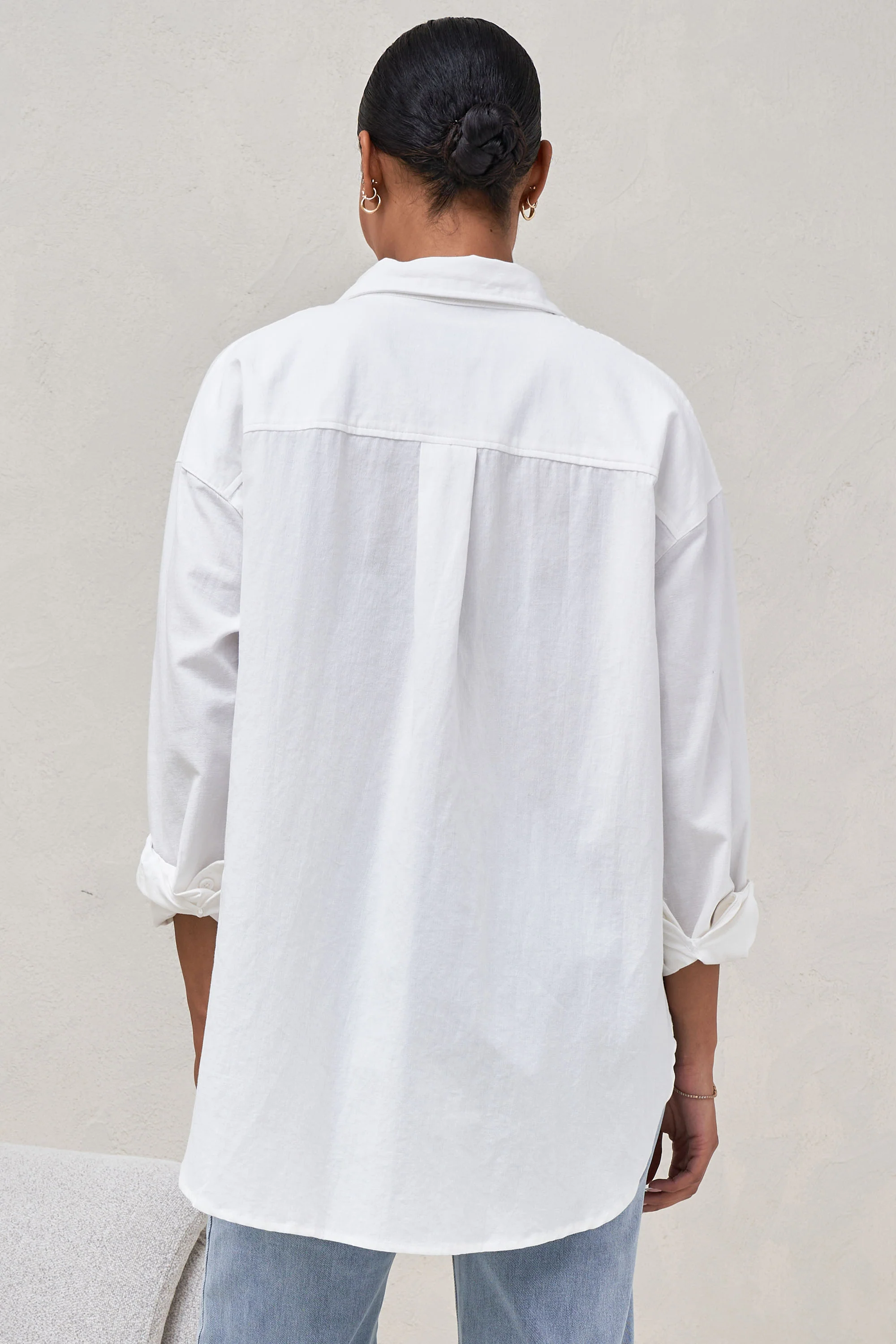 Perpetual Cotton Shirt - Ivory - Image 3