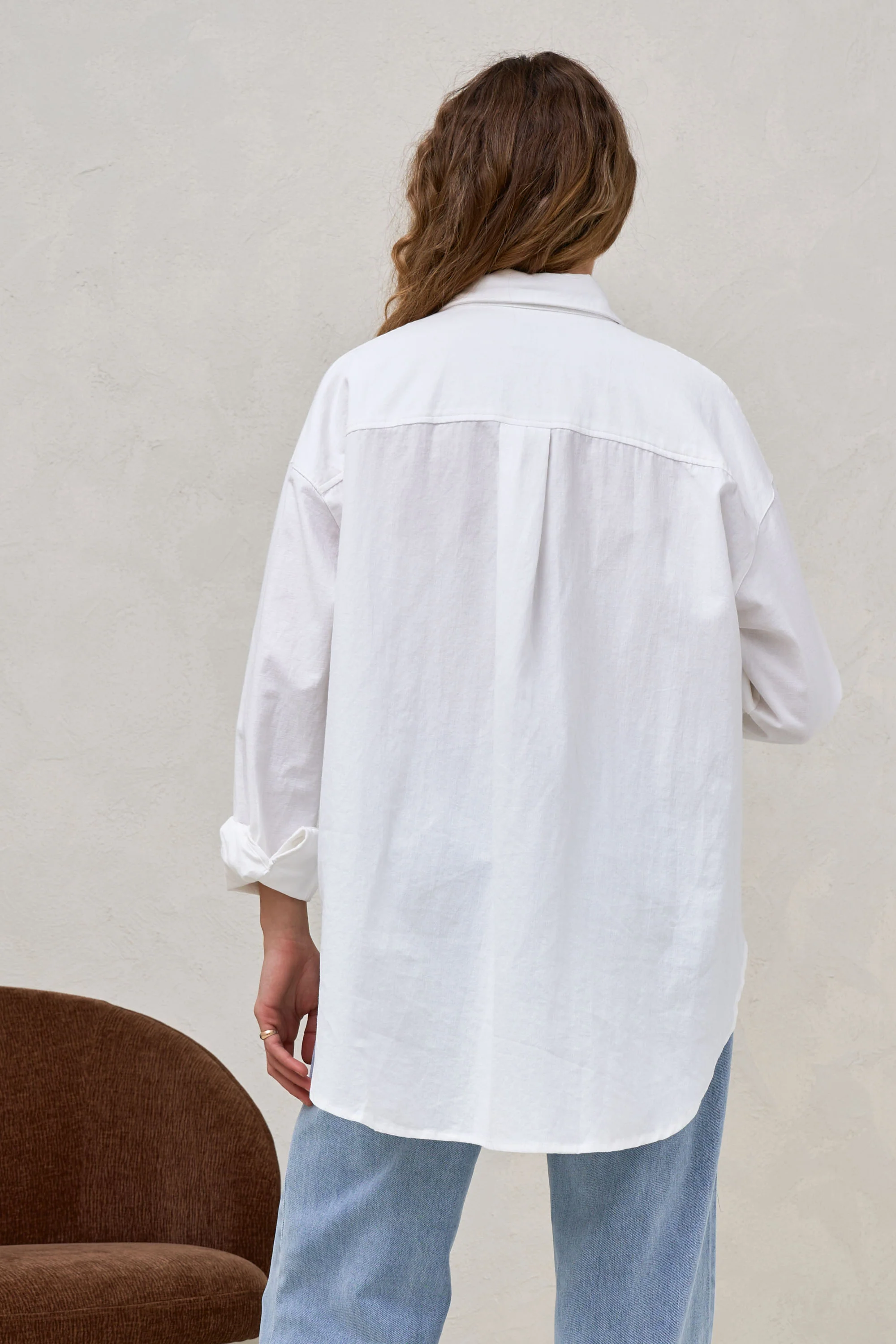 Perpetual Cotton Shirt - Ivory - Image 9