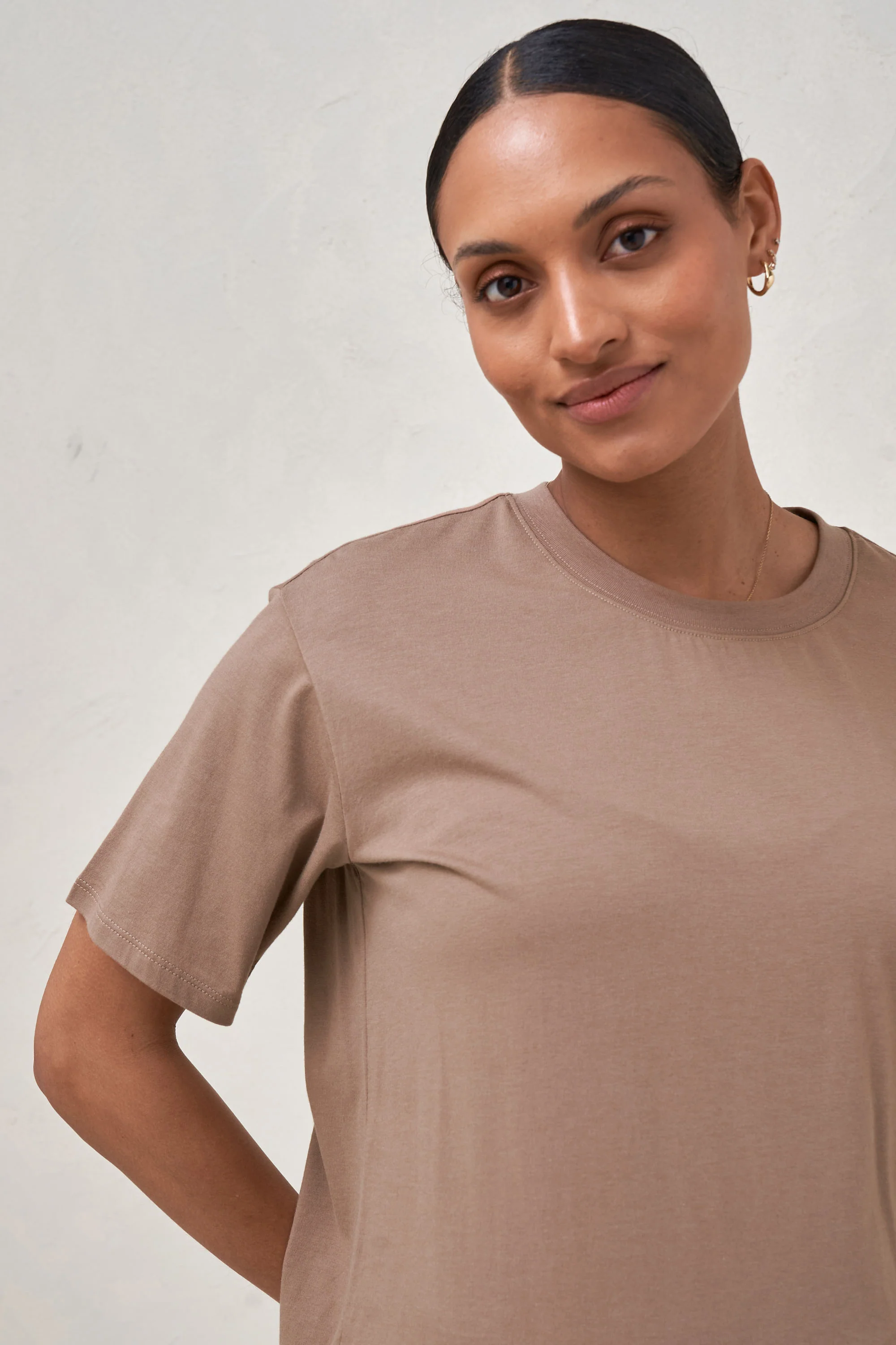 Into It Crew Tee - Brown* - Image 5