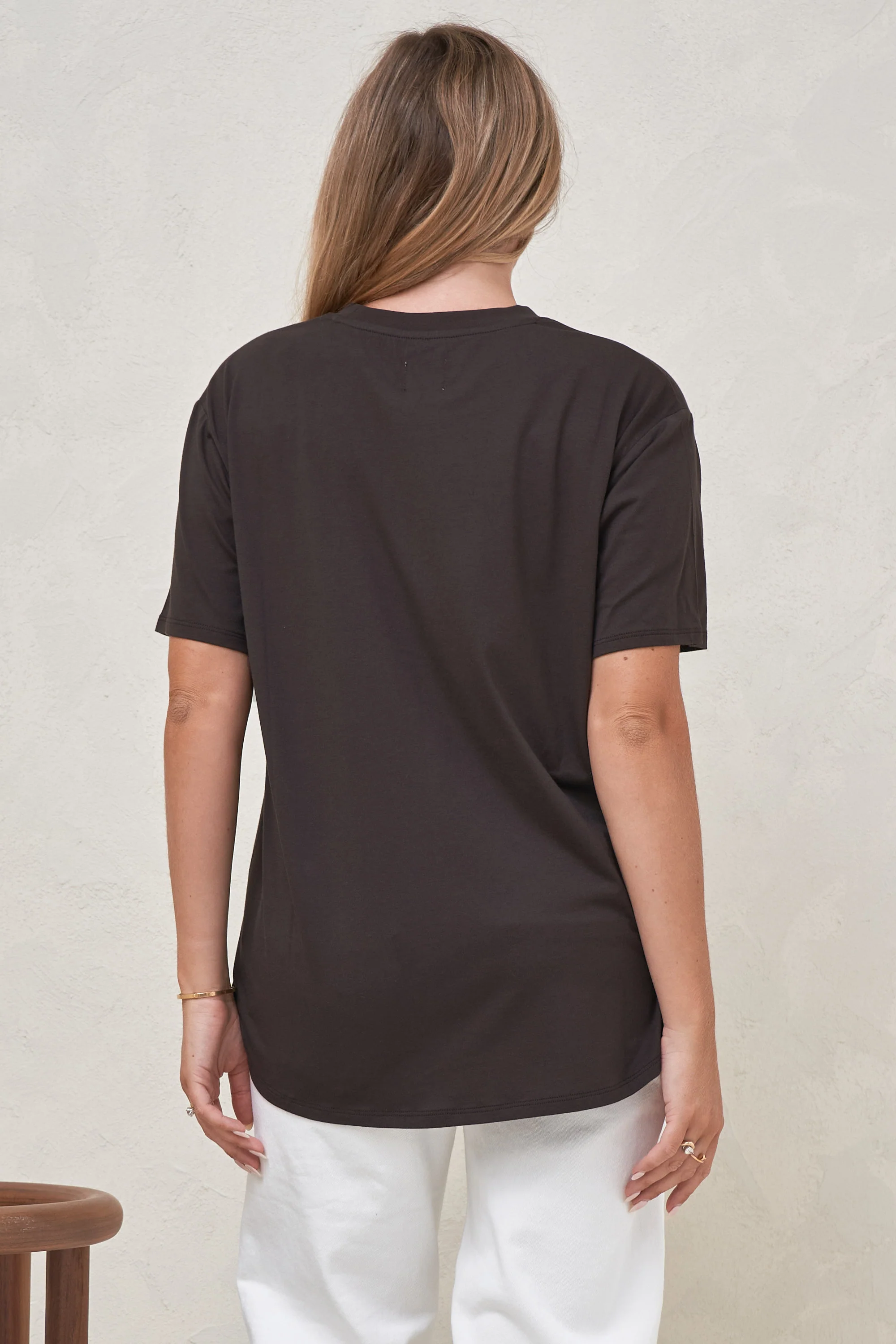 Into It Crew Tee - Espresso - Image 3
