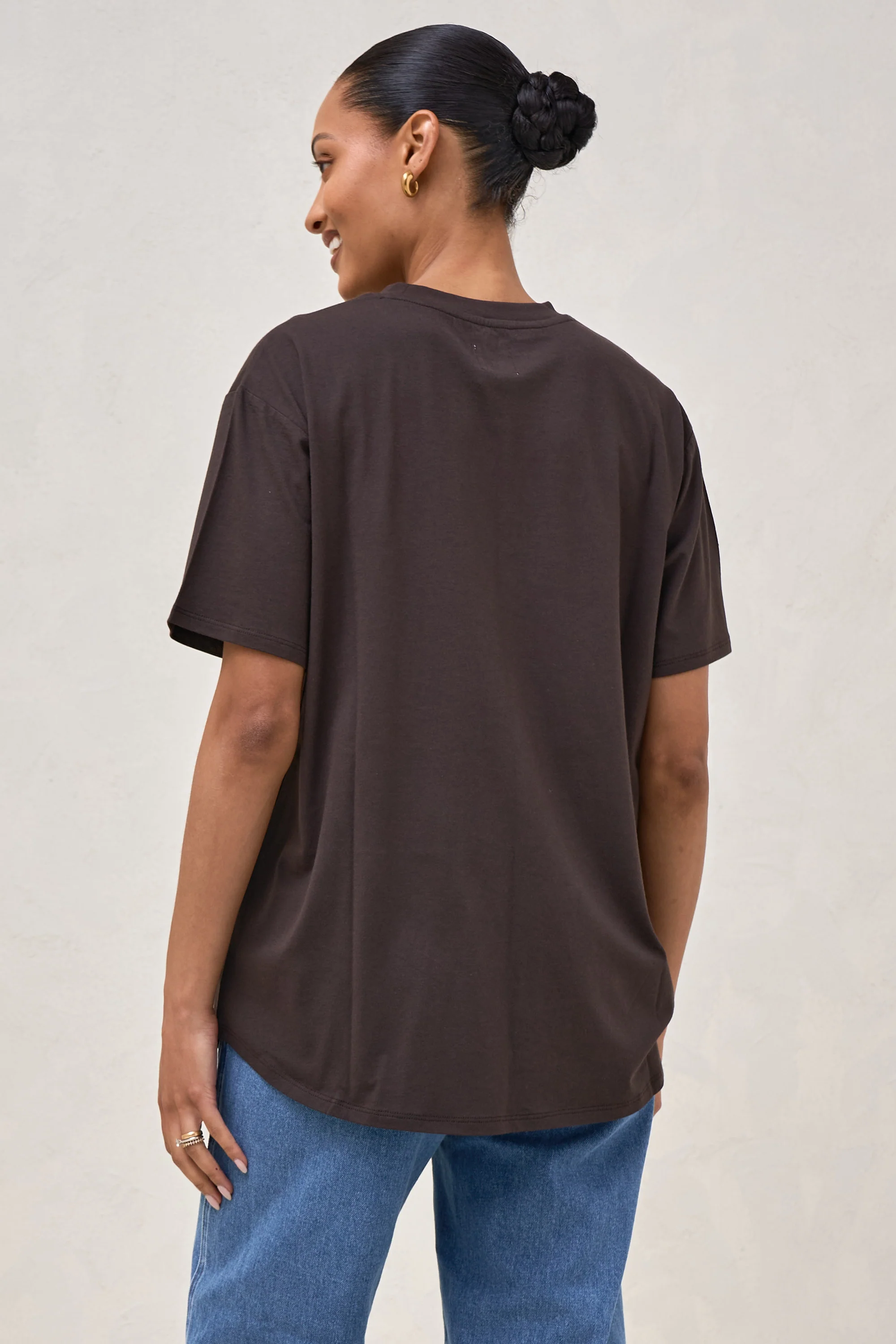 Into It Crew Tee - Espresso - Image 8