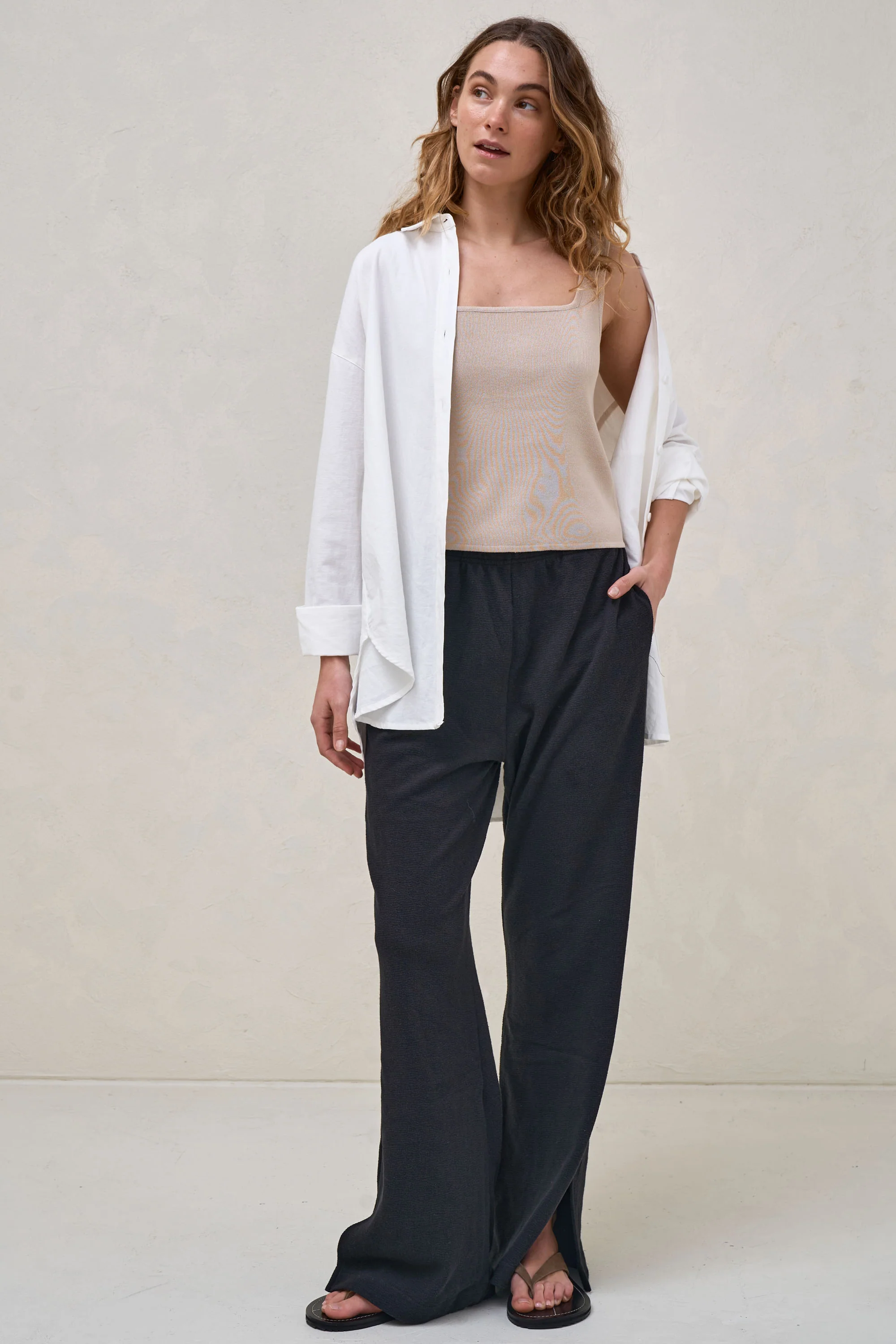 About That Base Knit Crop -Taupe - Image 10