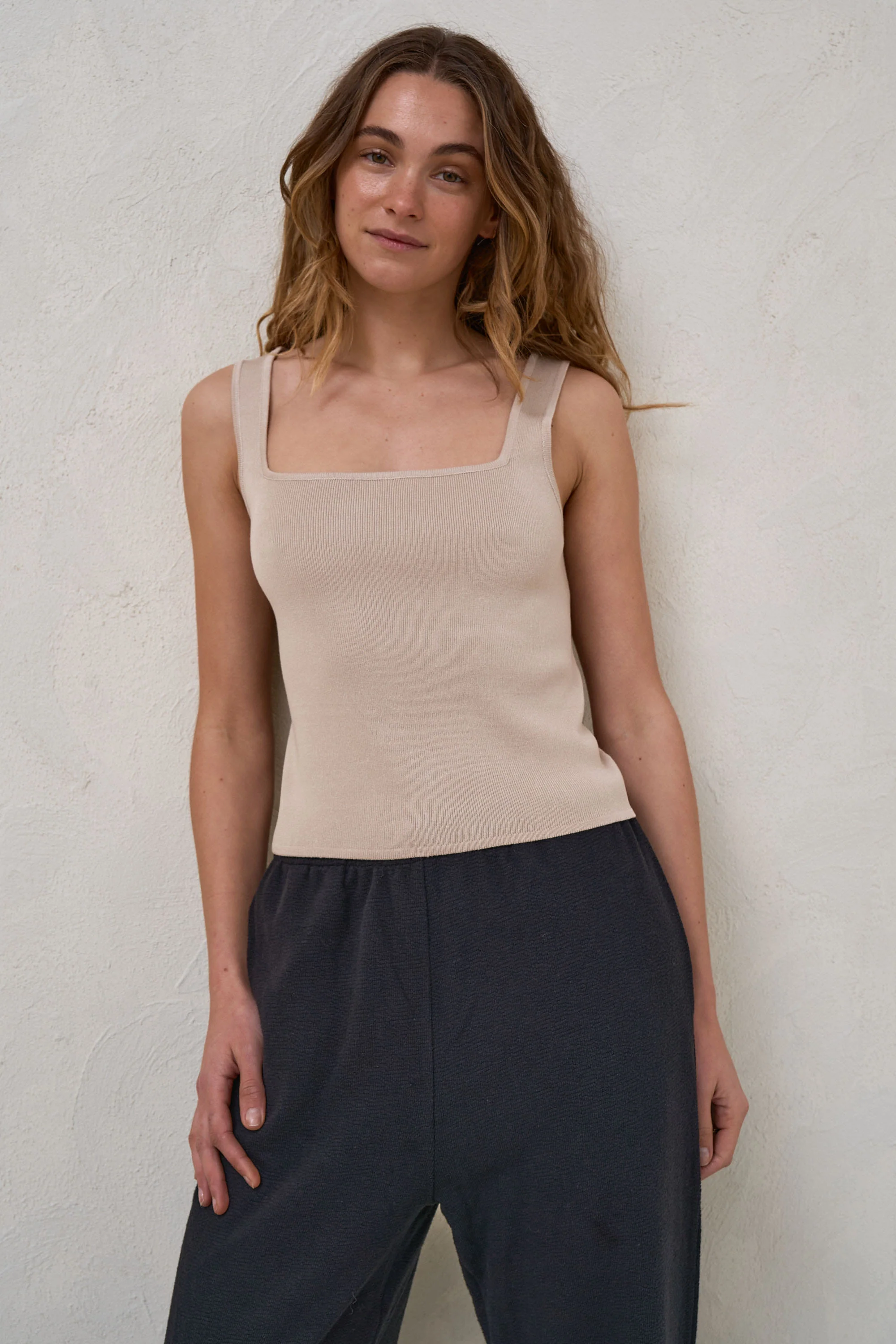 About That Base Knit Crop -Taupe - Image 6