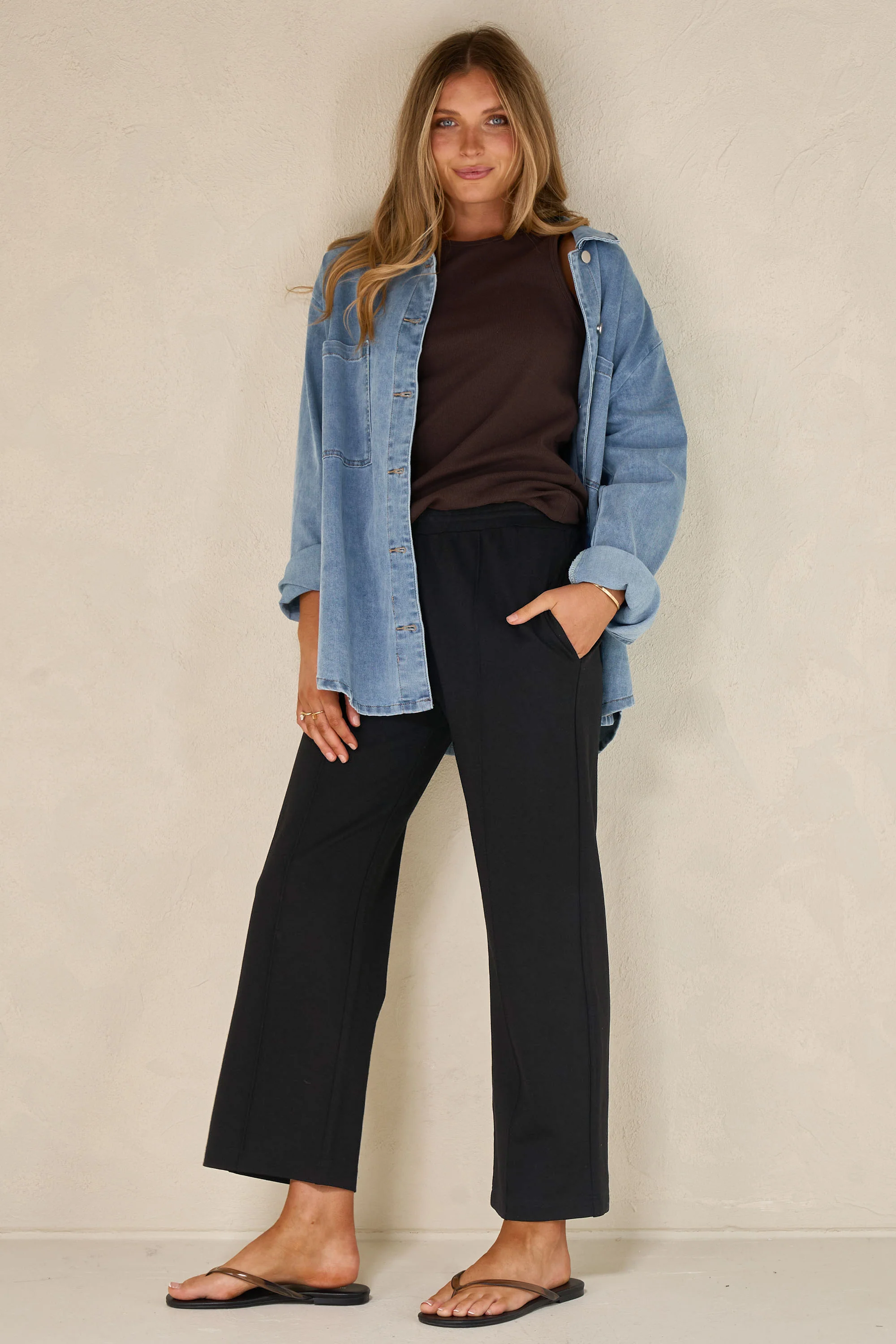 High Road Cropped Pant - Black - Image 10